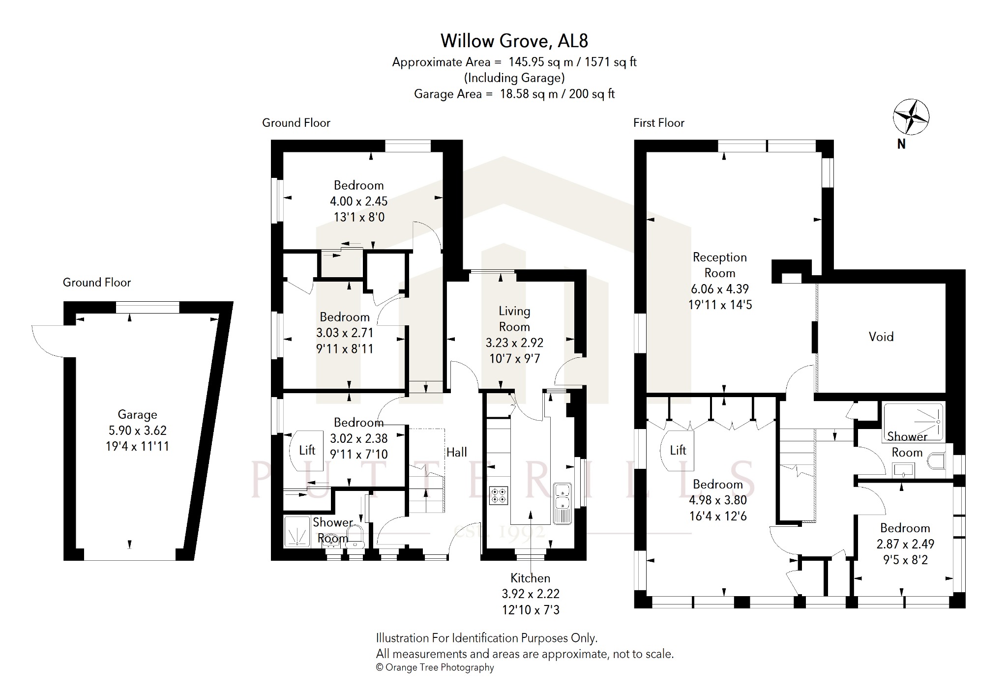 Treetops 5 Willow Grove, Welwyn Garden City, Hertfordshire floorplan