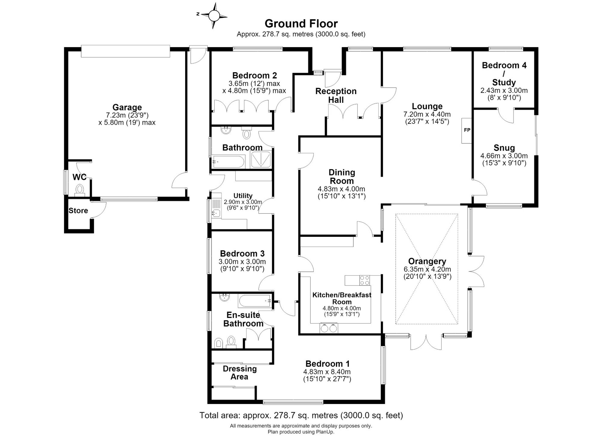2 Drury Close, Harrogate floorplan