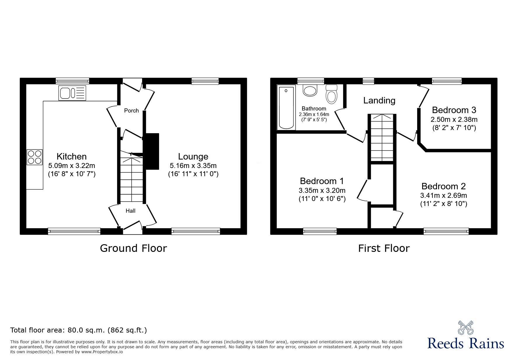 8, The Brooms, Chester Le Street floorplan