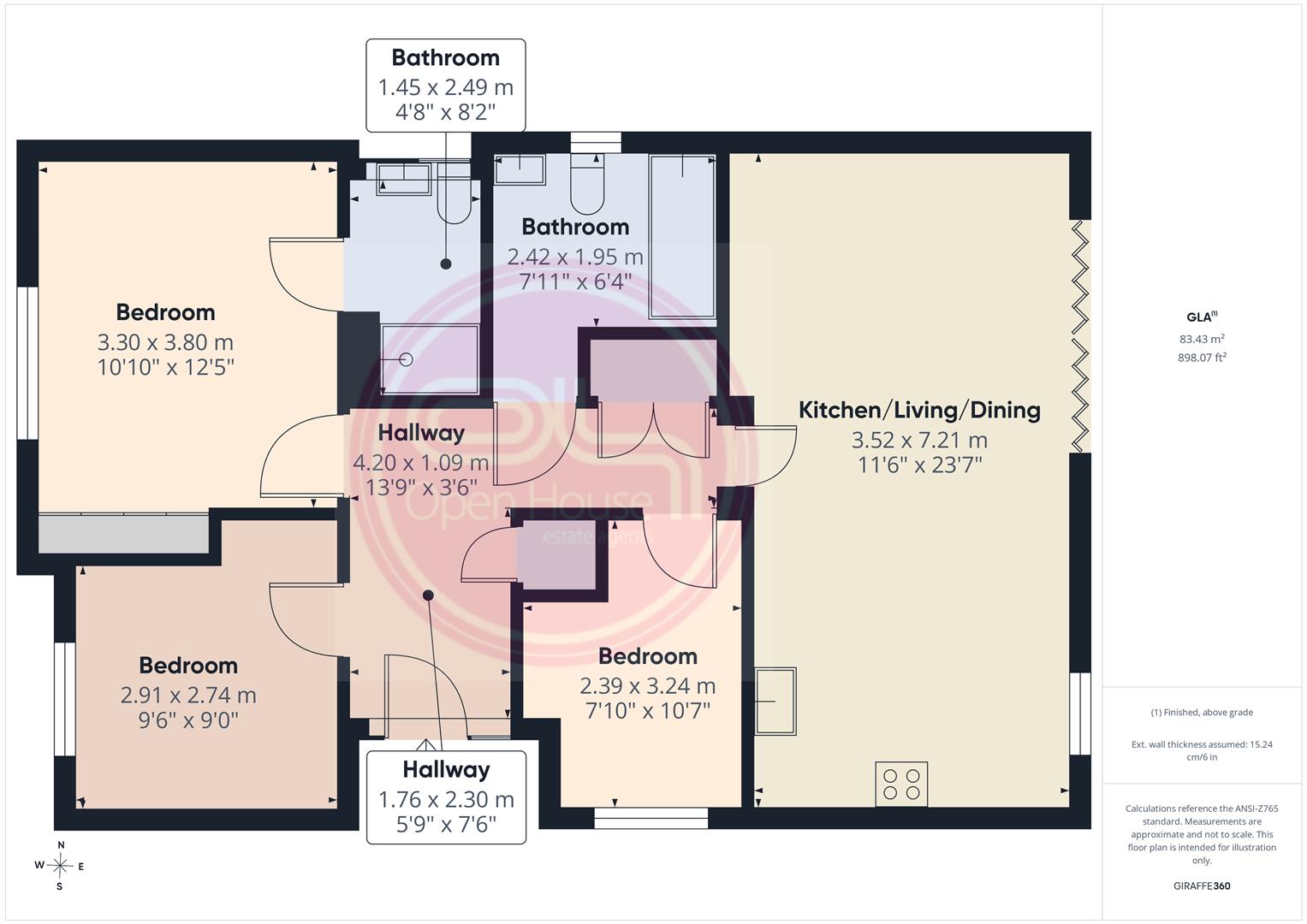 21, Aspen Way, Swadlincote floorplan