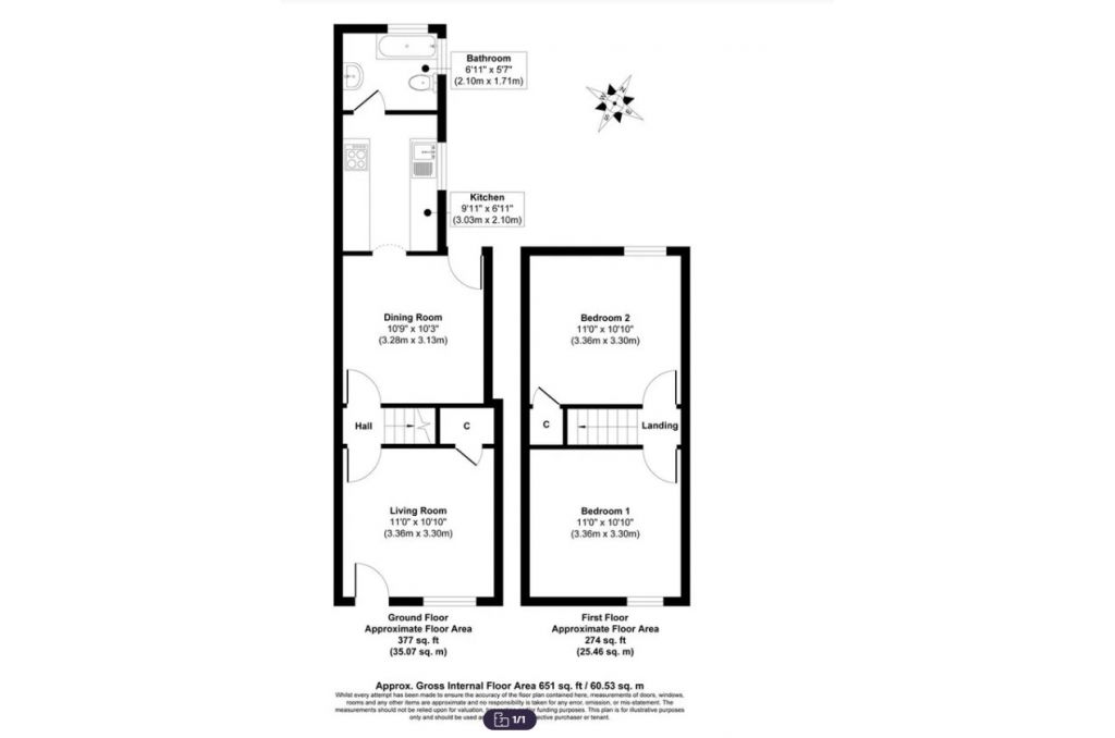 50 Milton Road, Luton floorplan