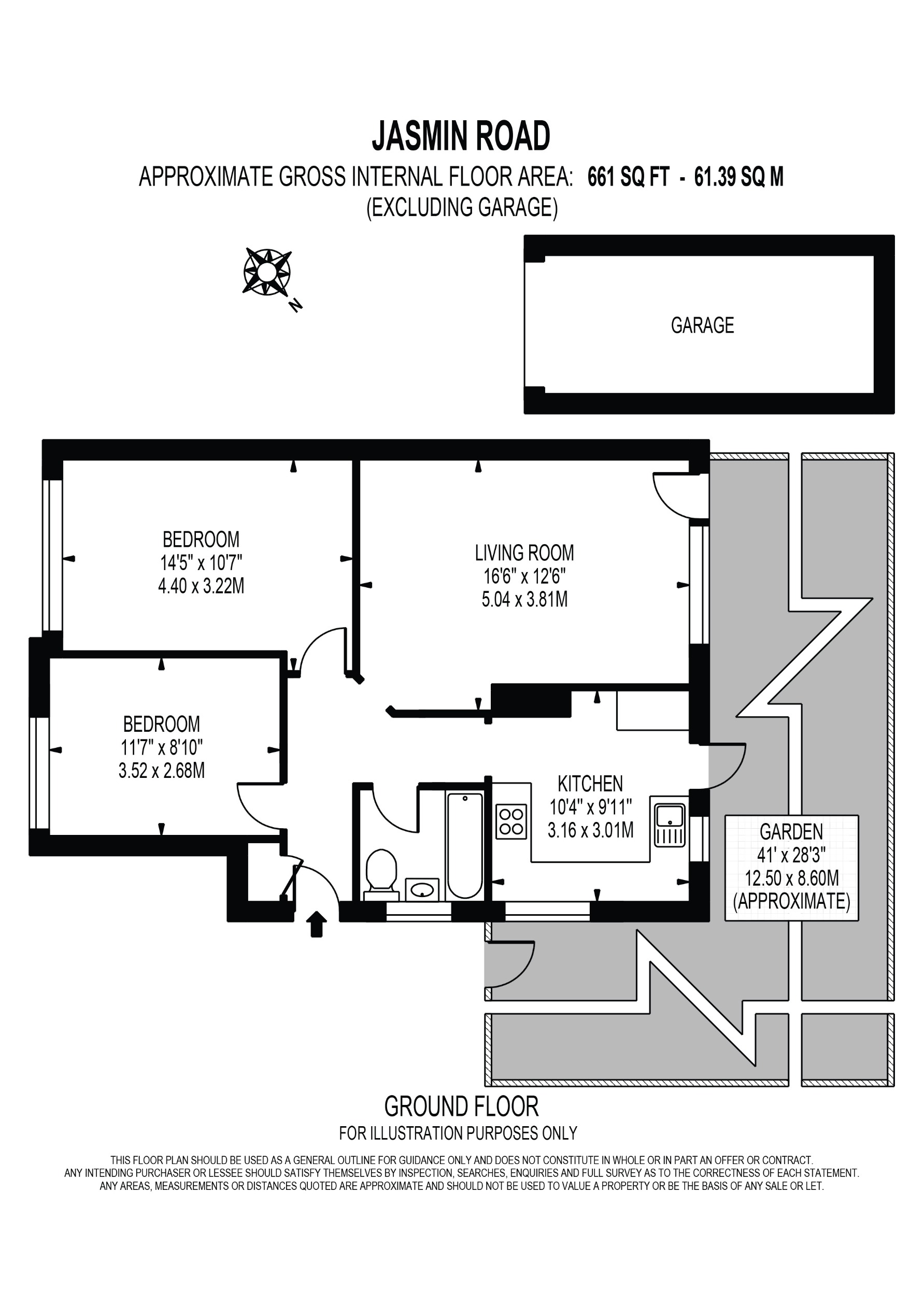 40, Jasmin Road, Epsom floorplan
