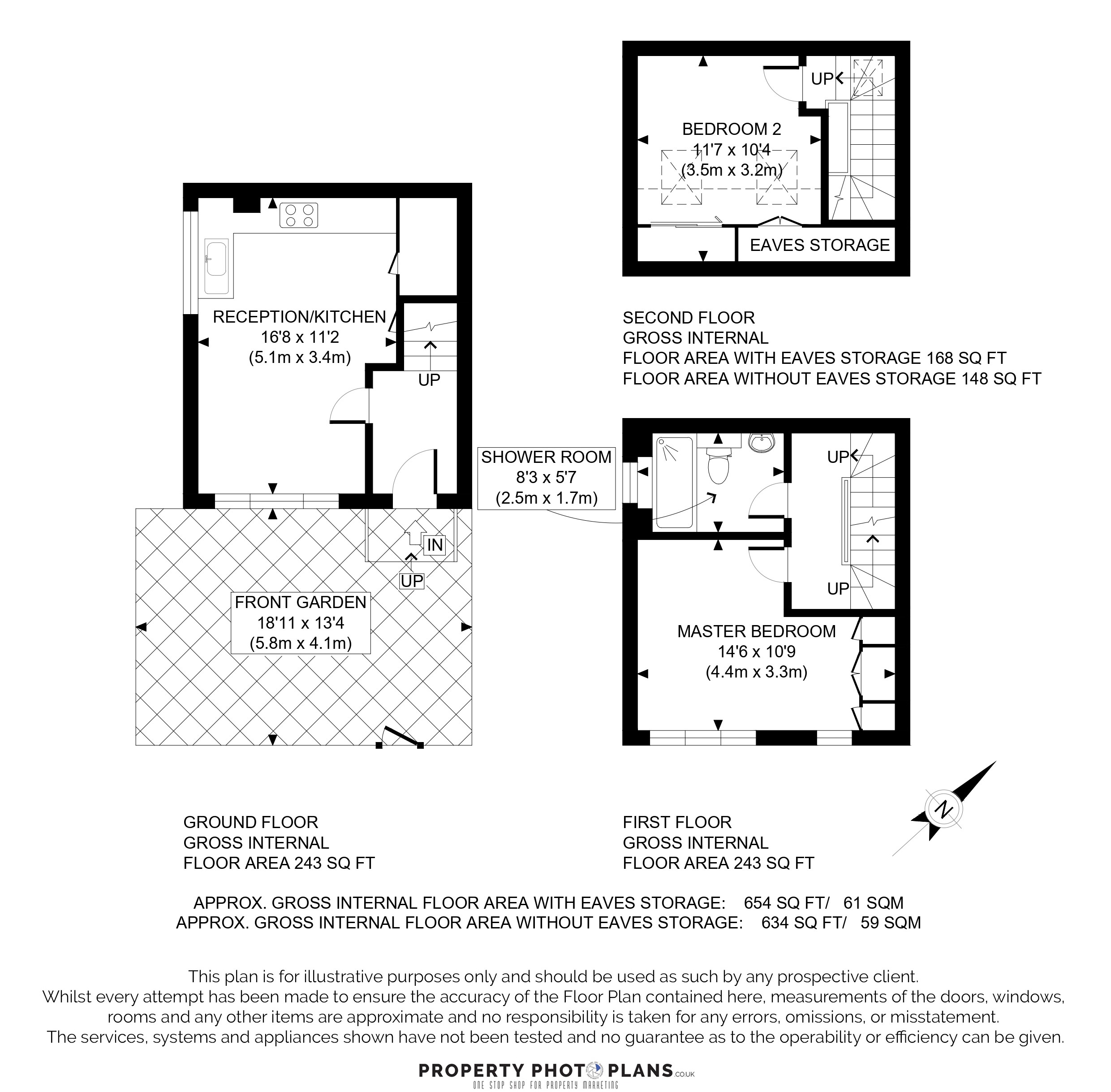 120, Rectory Lane, London floorplan