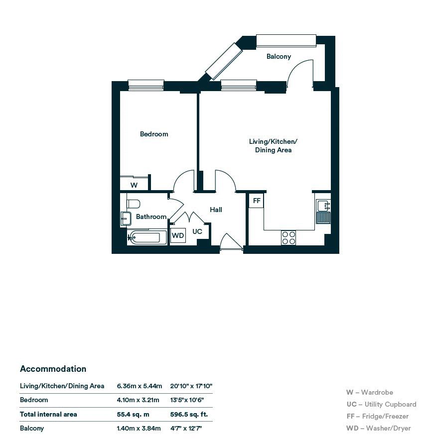 3D Brocklebank Mansions, Frogley Park, Barking floorplan