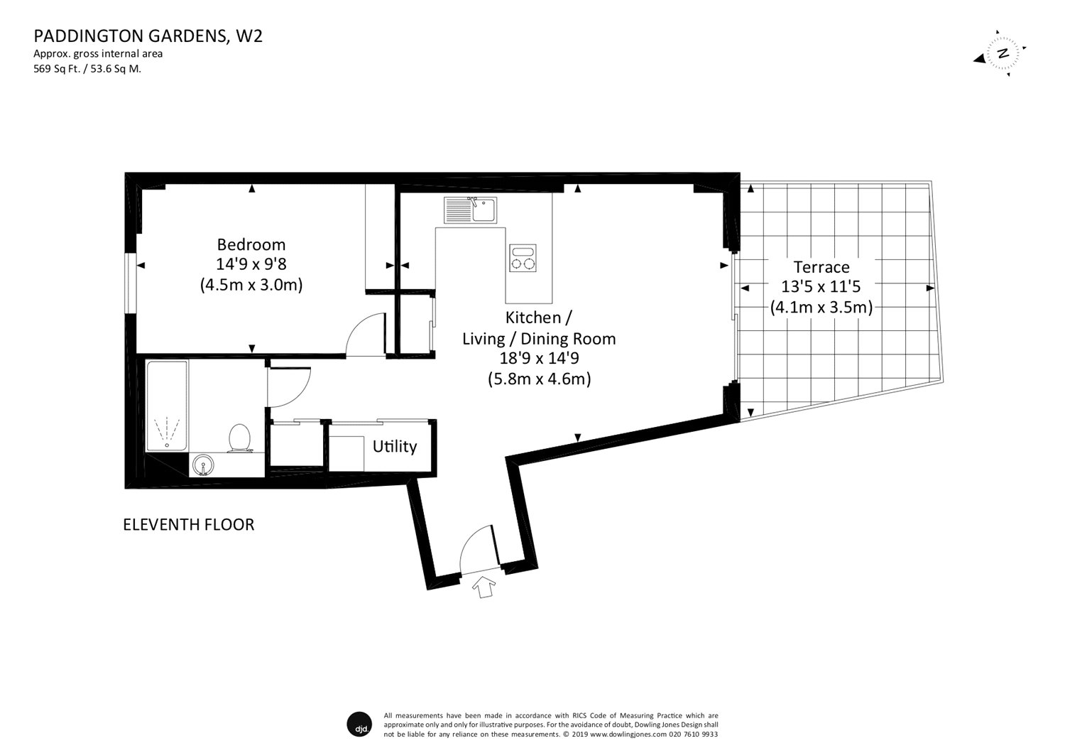 1 Bedrooms Flat for sale in Paddington Gardens, London W2