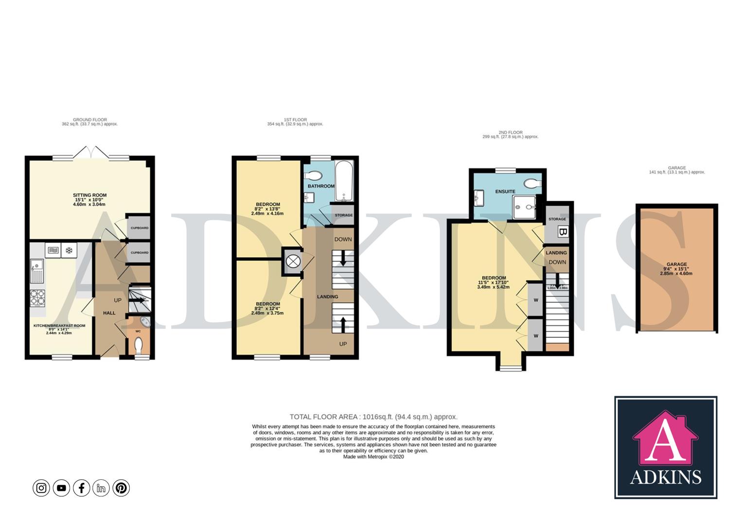 16, Trotman Walk, Cirencester floorplan