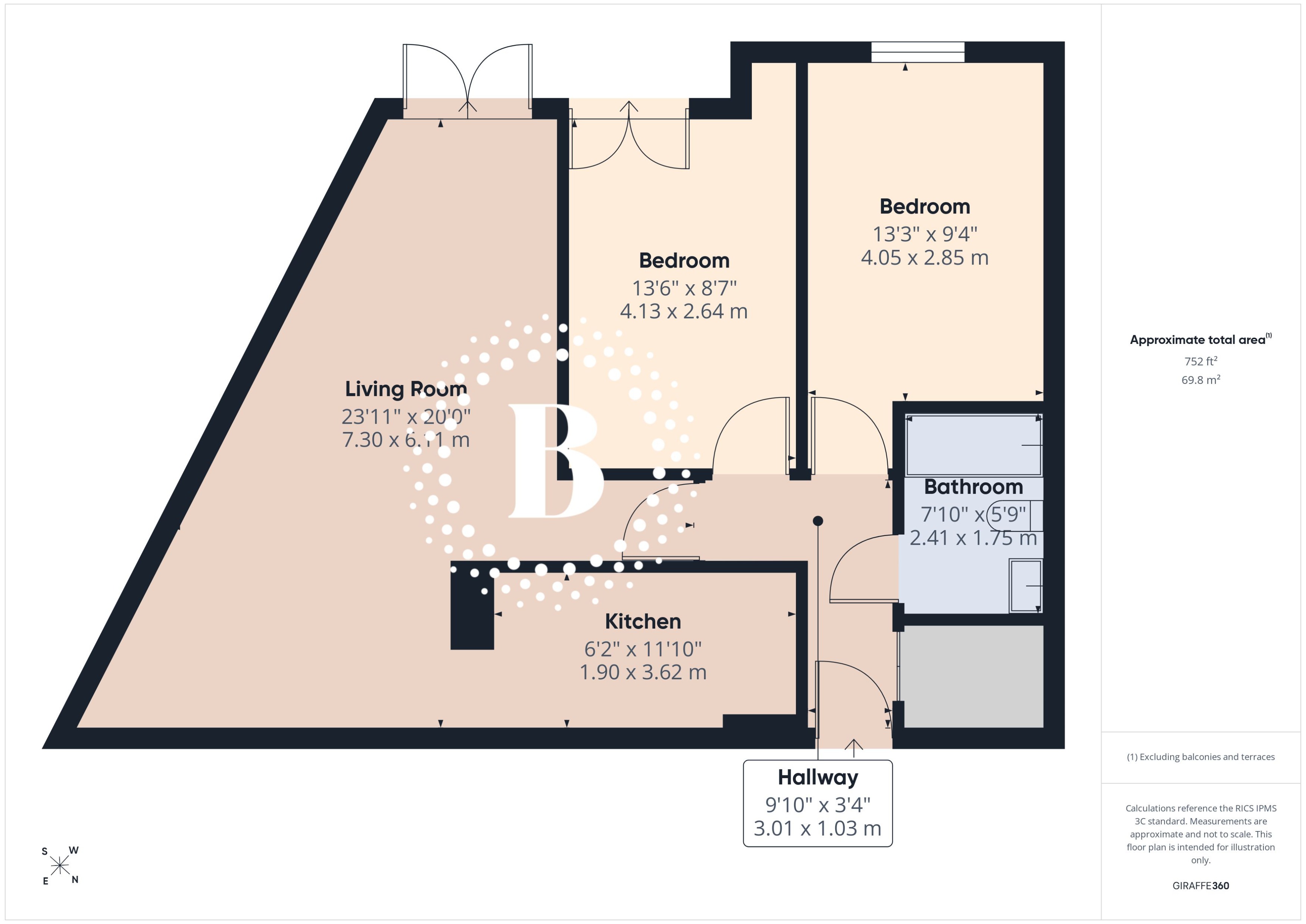1, City Wharf, 1 Nursery Street, Sheffield floorplan