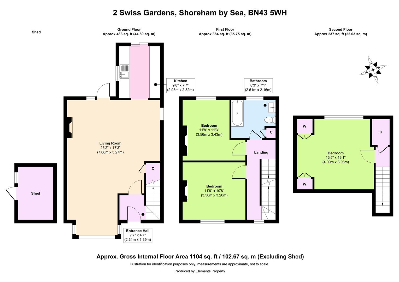 2, Swiss Gardens, Shoreham-By-Sea floorplan