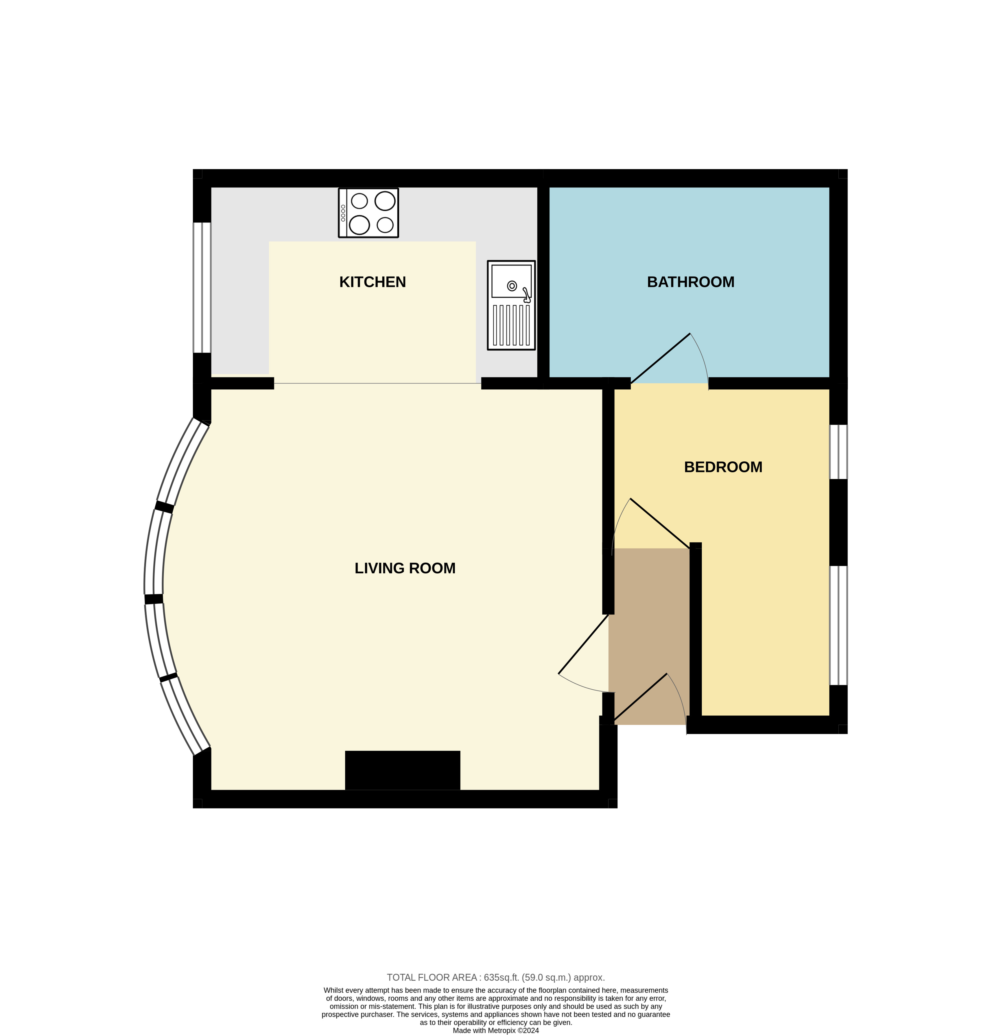 Flat 2, Worthing floorplan