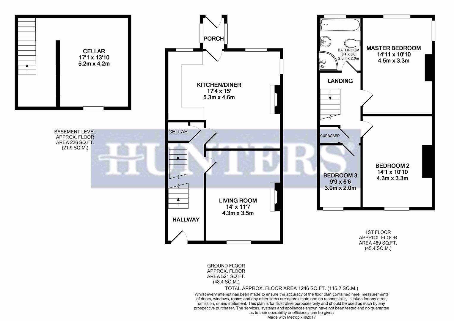 3, Fairfax Street, Otley floorplan