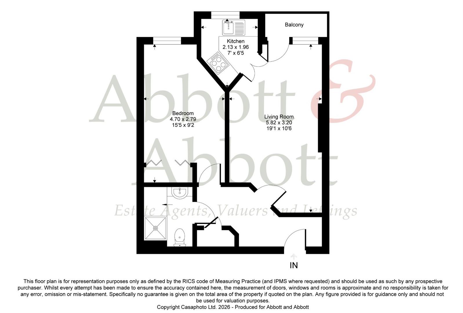 Flat 18, Belview Court, Cranfield Road, Bexhill-On-Sea floorplan