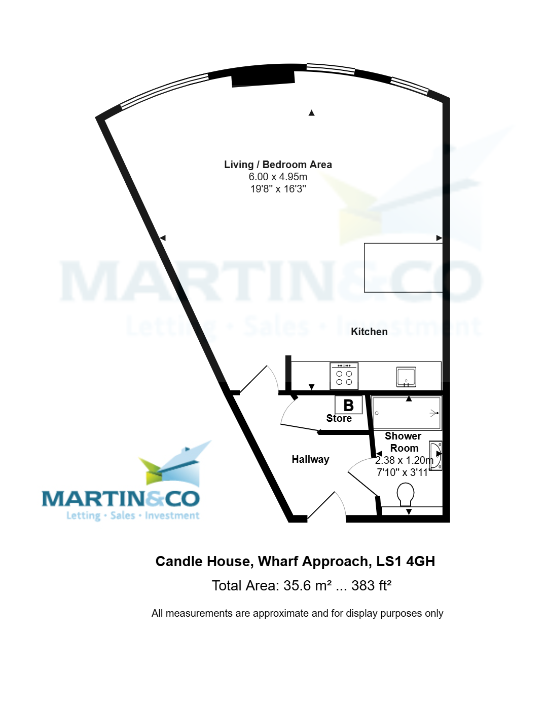 46, Candle House, Leeds floorplan