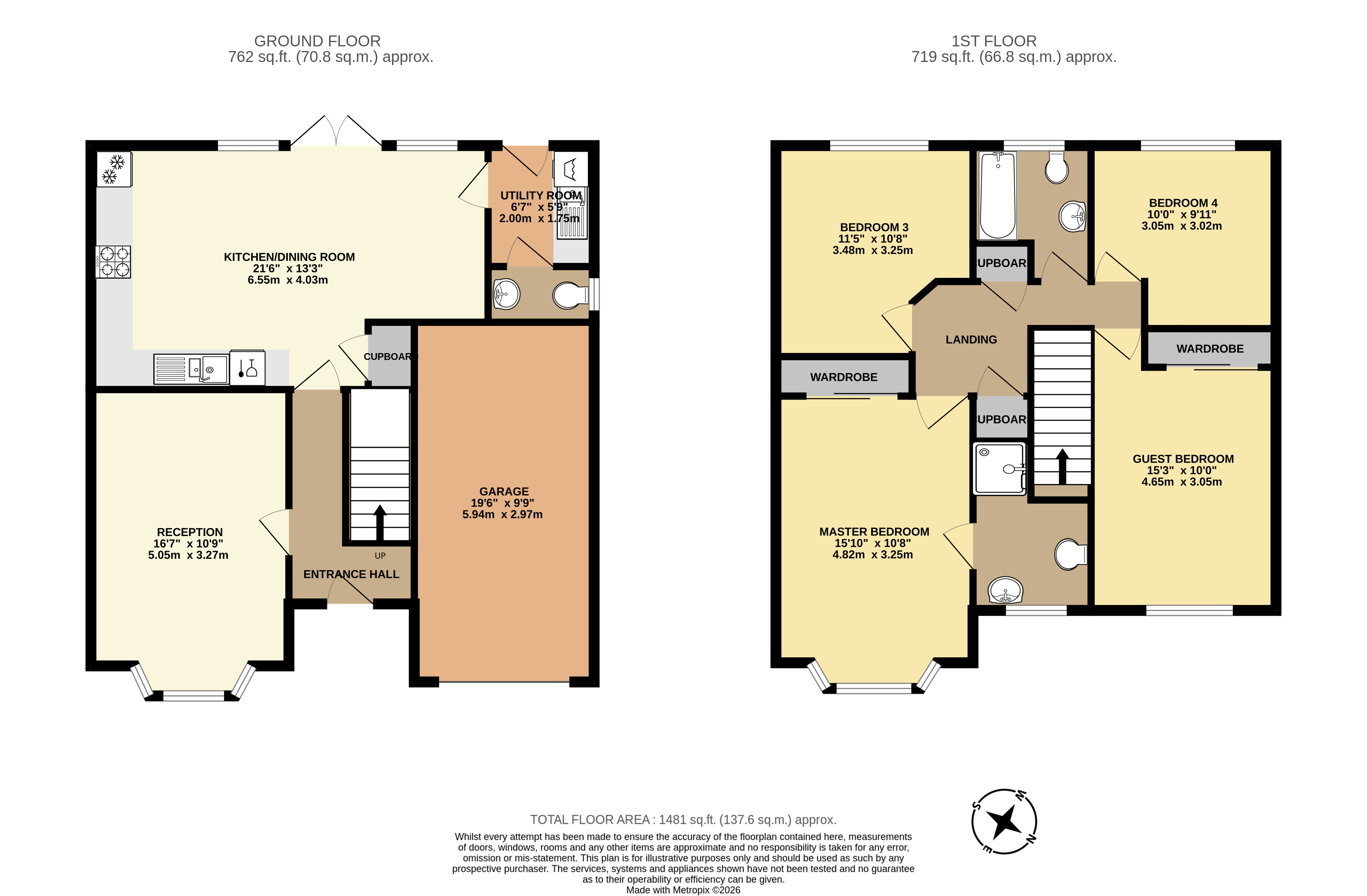 36, Odell Way, Shefford floorplan