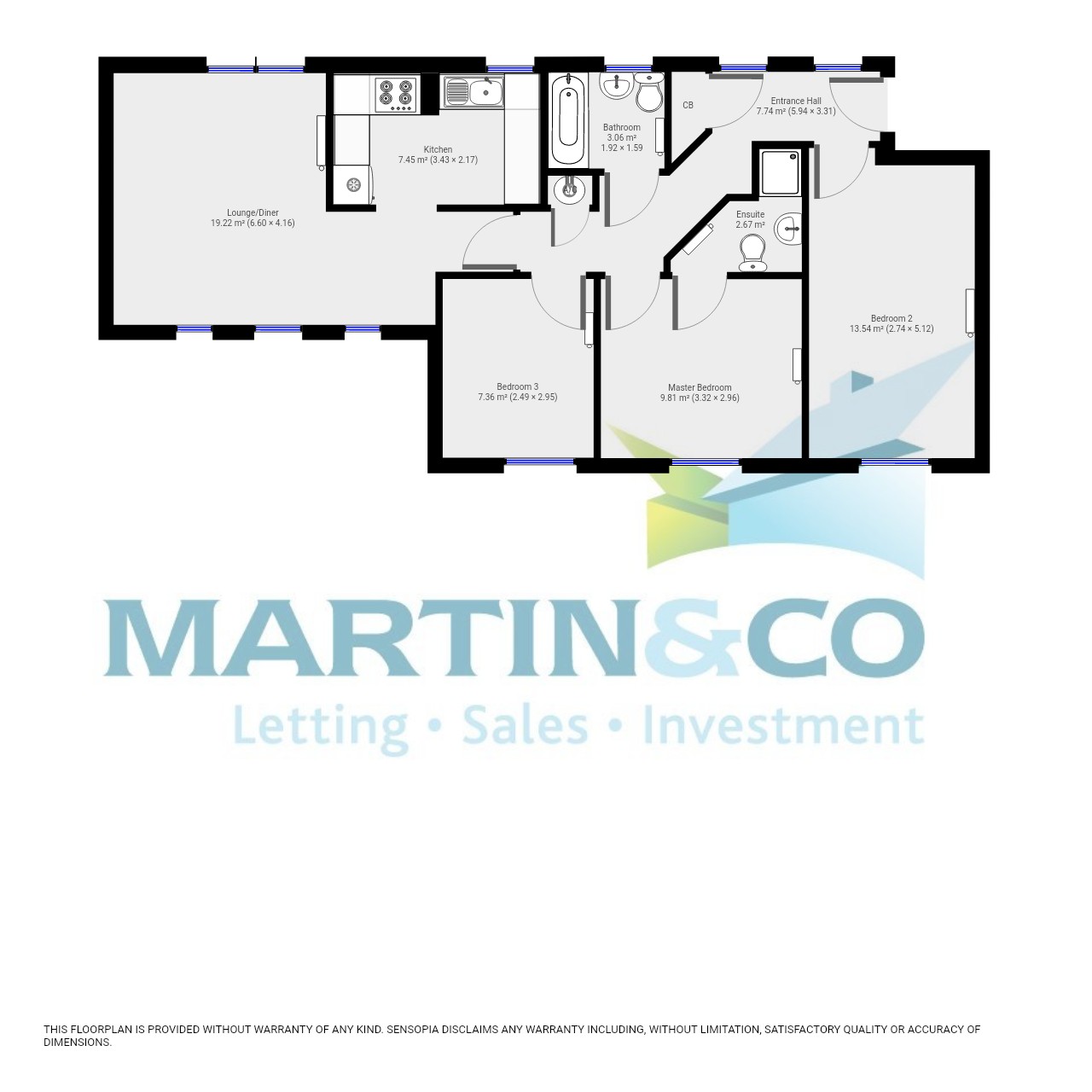 Albany Gardens, Colchester CO2, 3 bedroom flat for sale 60252692