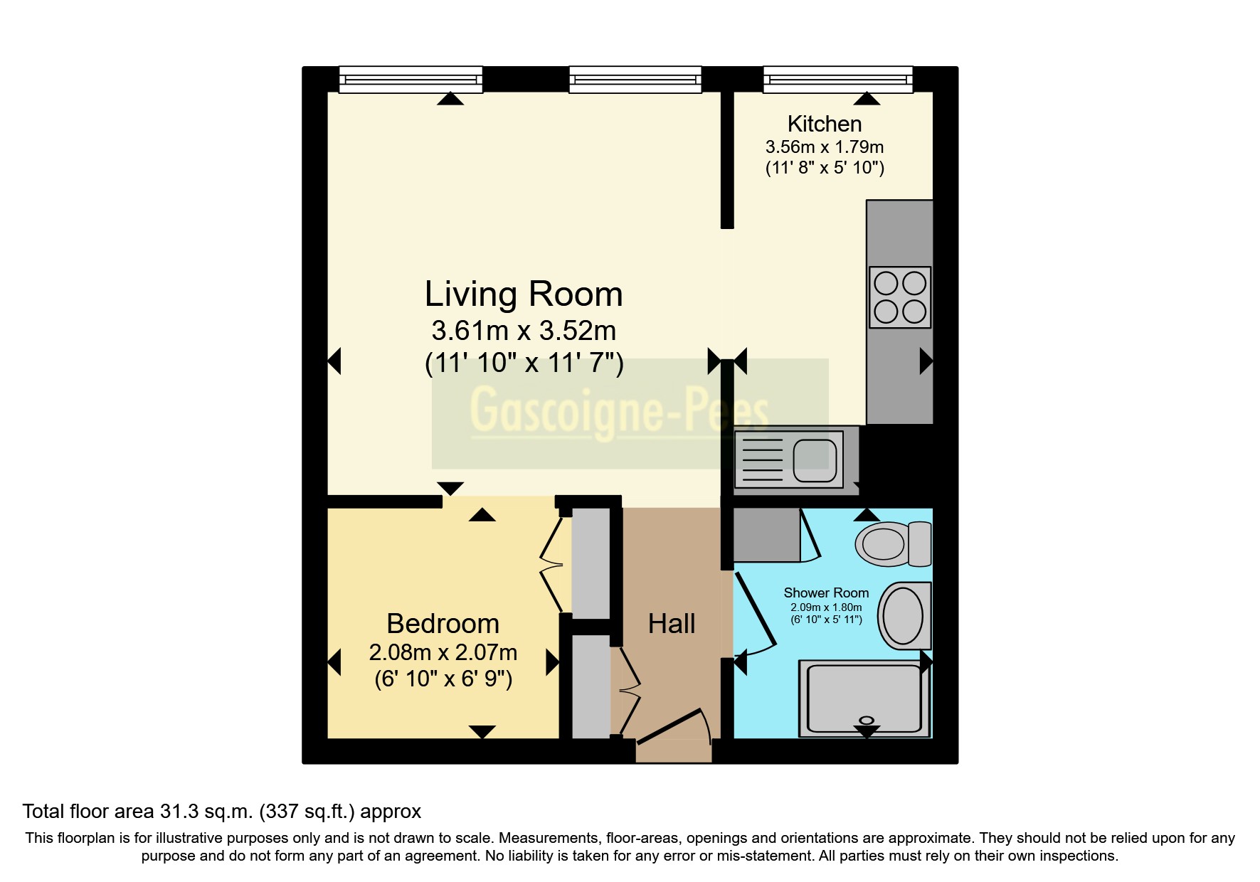 Flat 10, Leatherhead floorplan