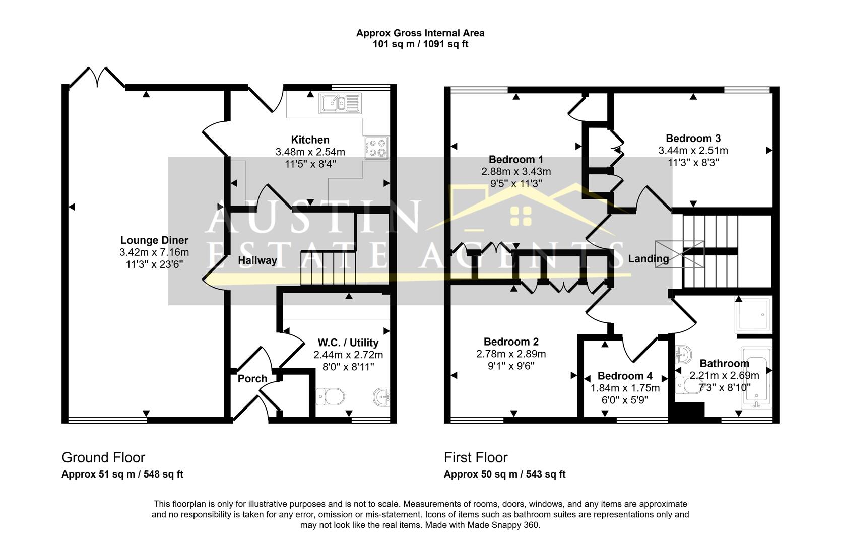 12, Barrow Rise, Weymouth floorplan