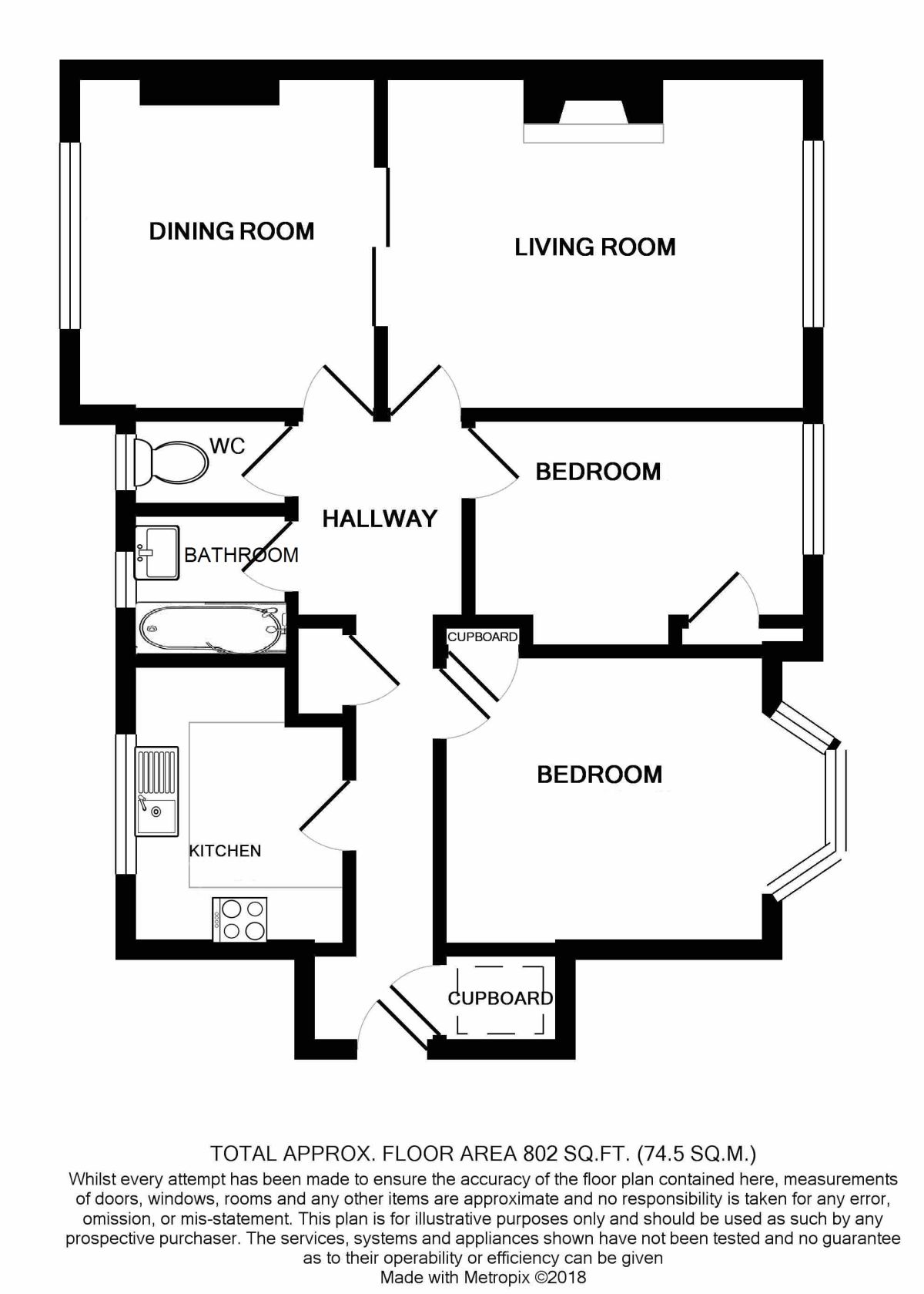 2 Bedrooms Flat for sale in Woodstock Road North, St. Albans AL1