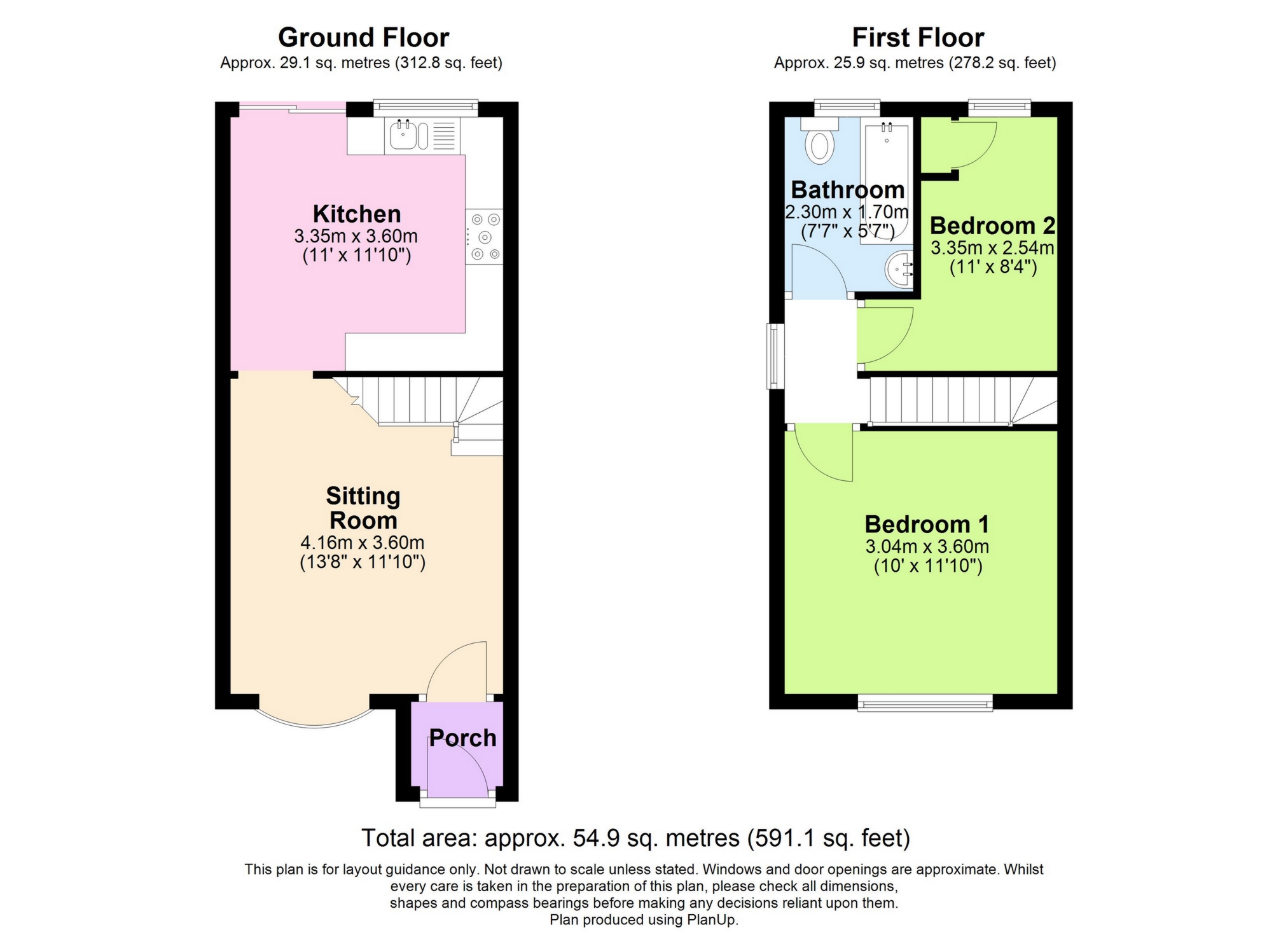 2 Bedrooms End terrace house for sale in Peartree Road, Broomfield CT6