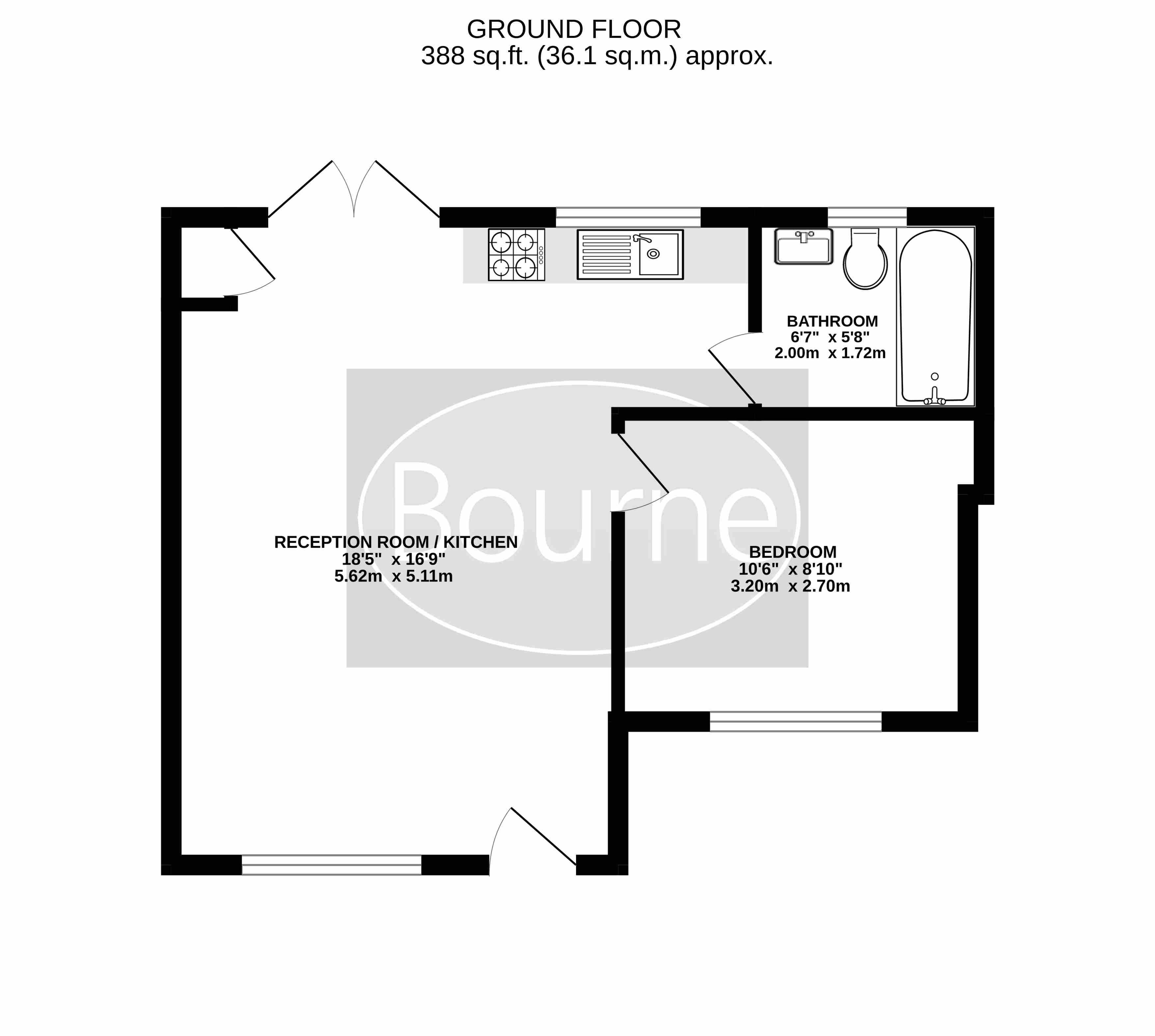 Flat 7, Old Drum Mews, Petersfield floorplan
