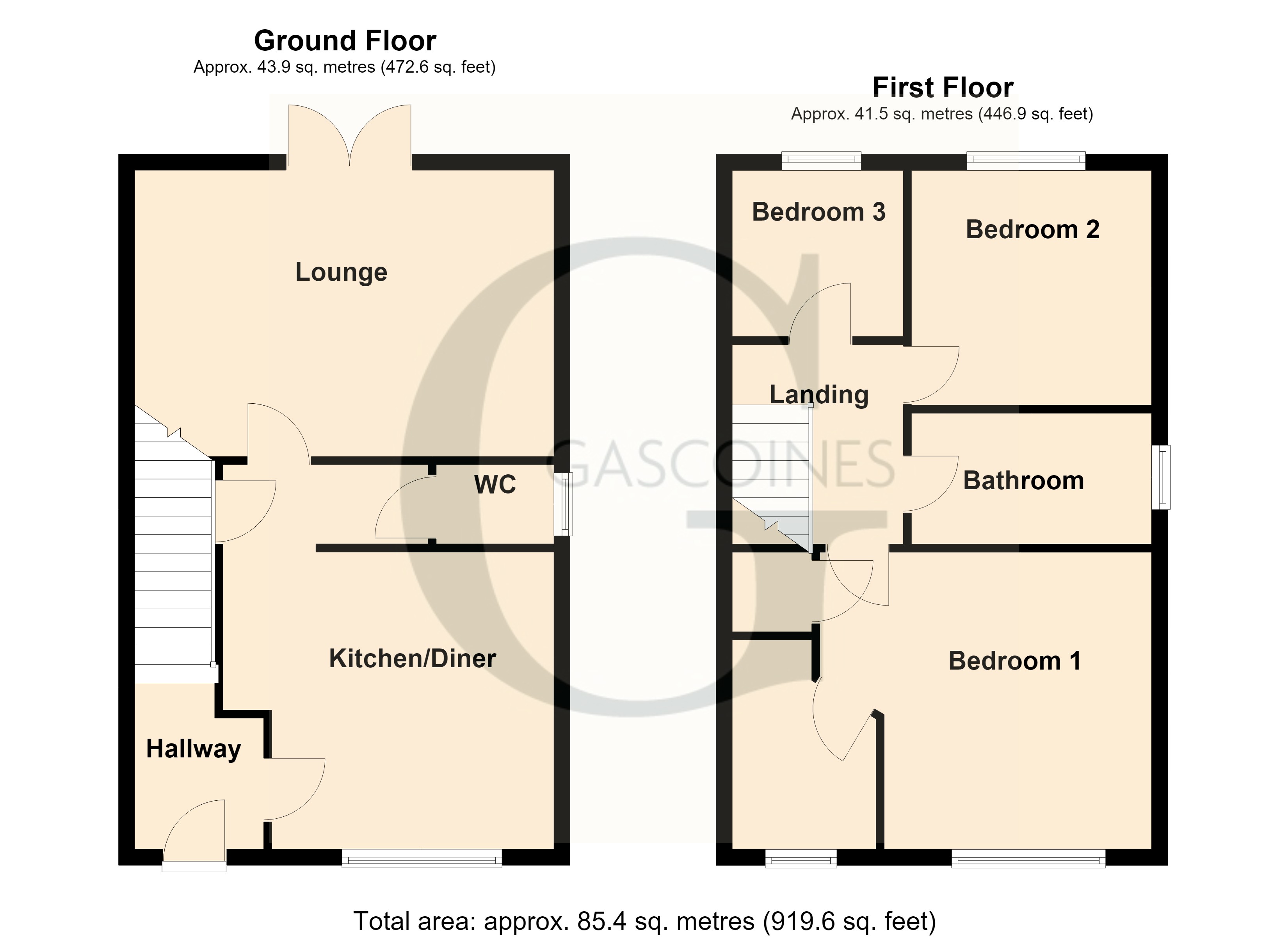 2, Stanton Avenue, Newark floorplan