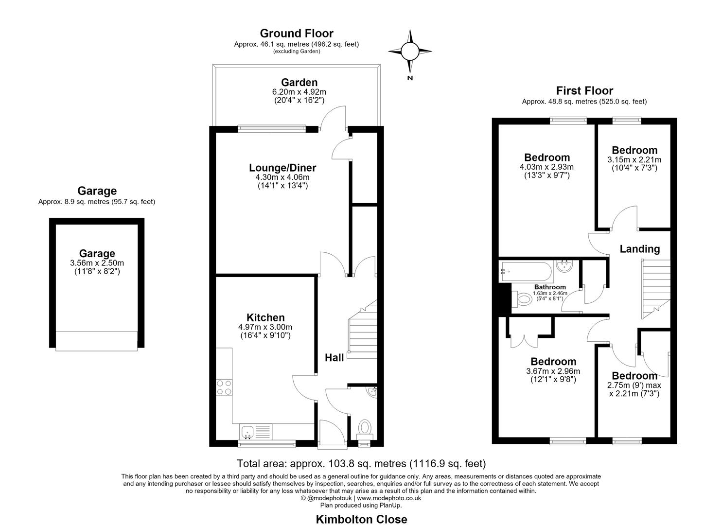 9, Kimbolton Close, London floorplan