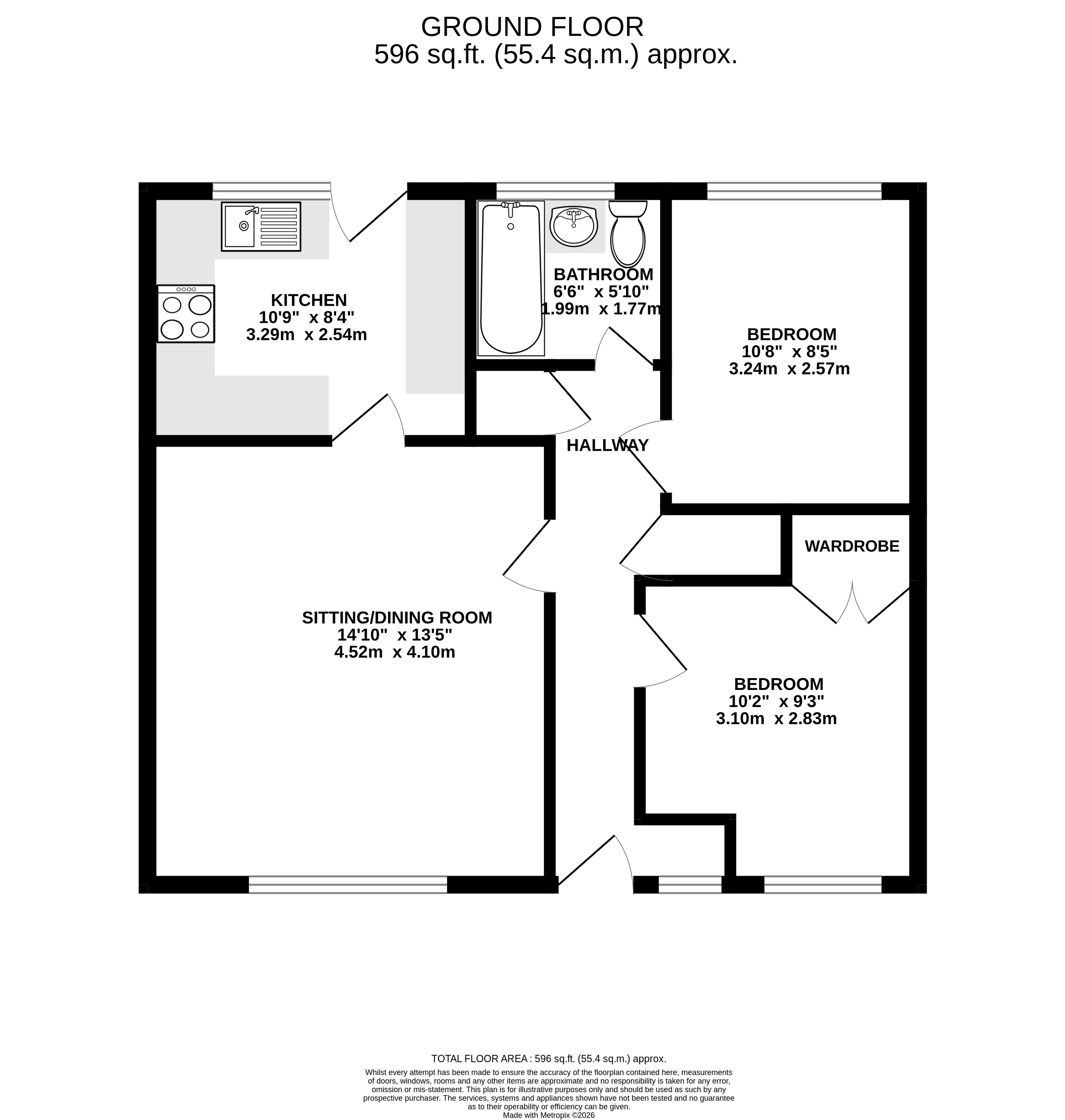 113, Stone Close, Seahouses floorplan