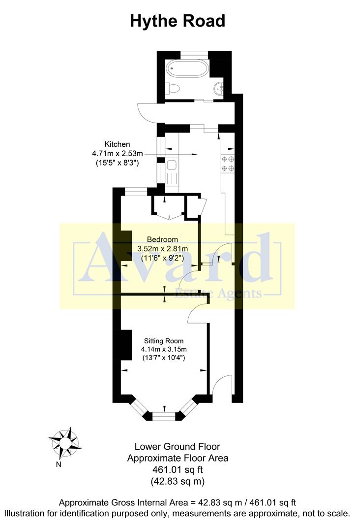 Hythe Road, Brighton floorplan