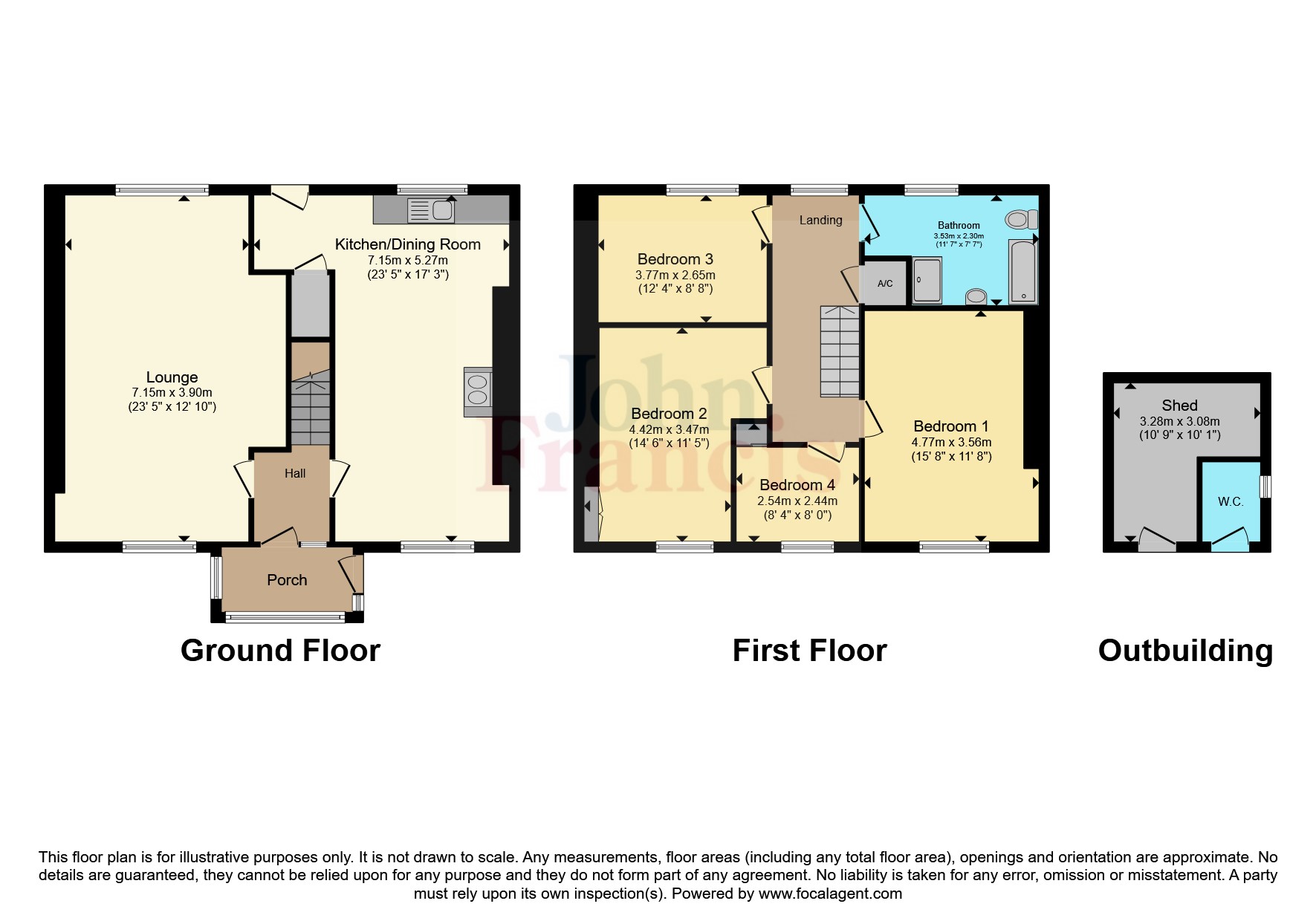 Rhydale,, Mynyddcerrig, Carmarthenshire floorplan