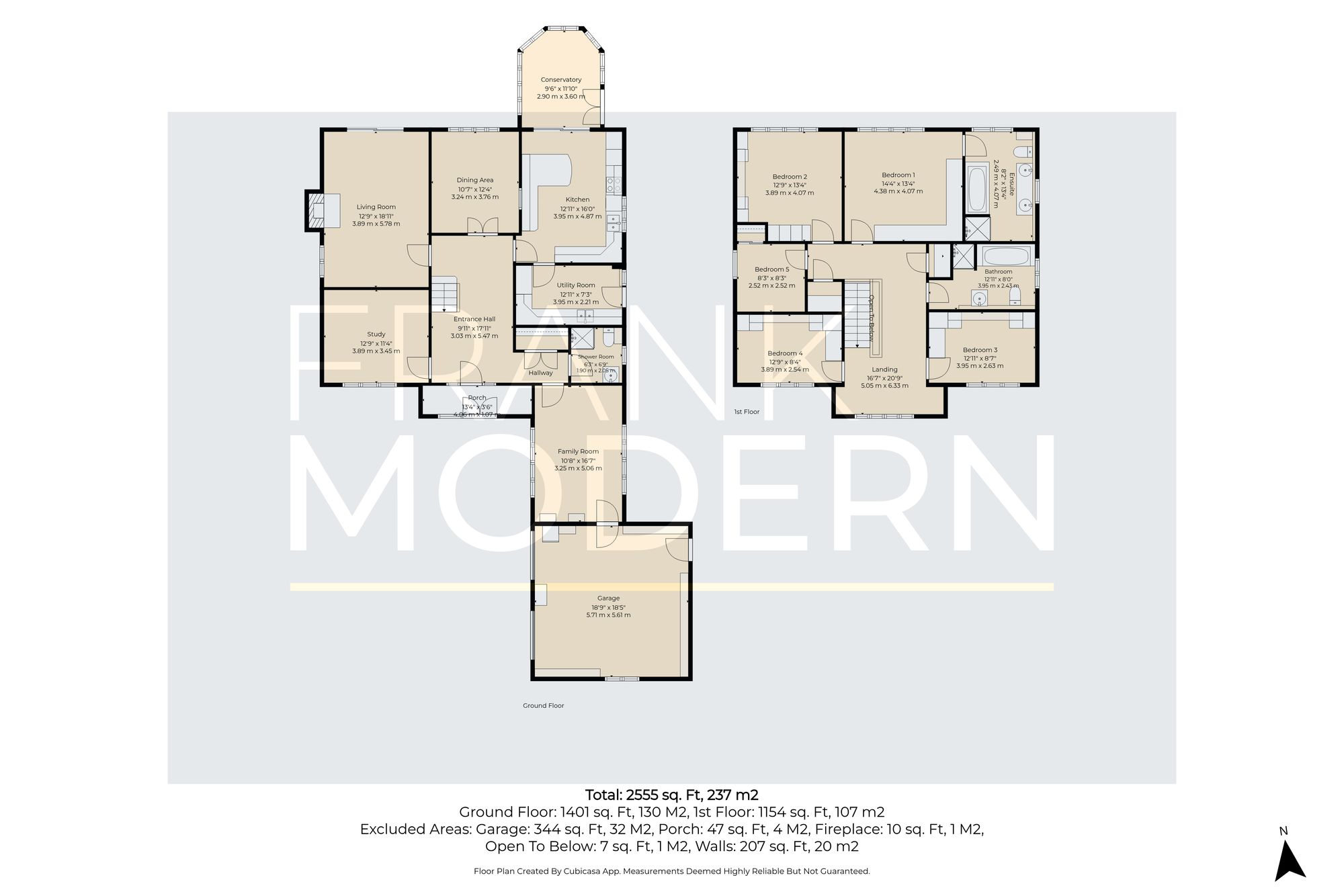 1 Millfield Road, Peterborough floorplan
