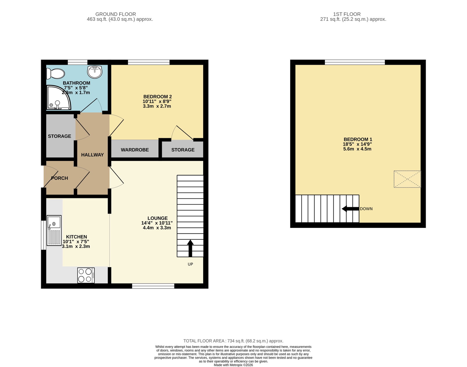 16, Unicorn View, Shetland floorplan