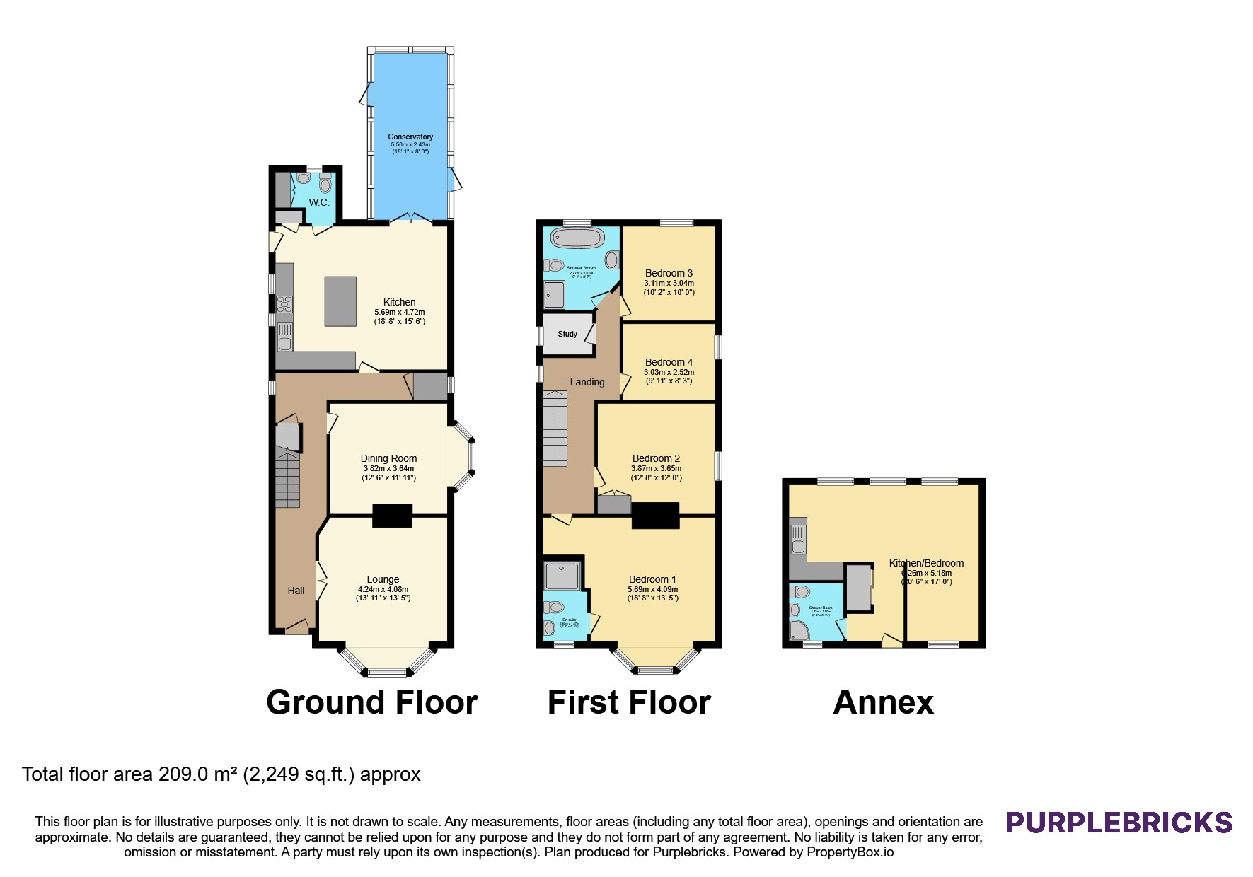 81, Peartree Avenue, Southampton floorplan