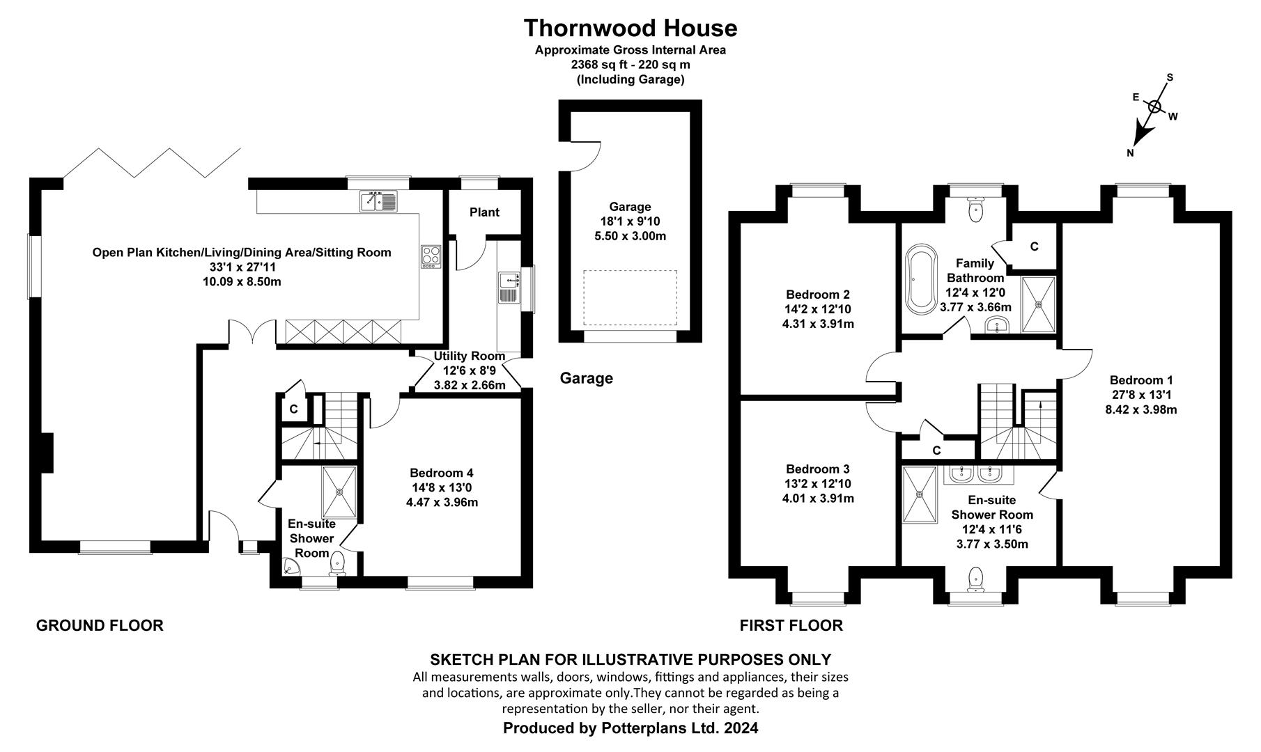 Thornwood House, 71 Steyne Road, Bembridge floorplan