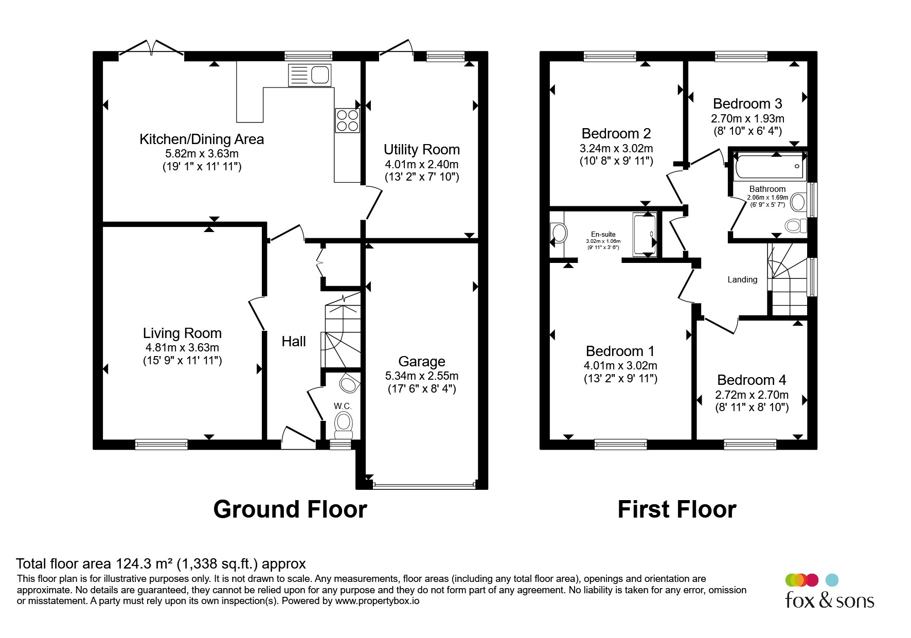 3, Ticehurst Close, Crawley floorplan