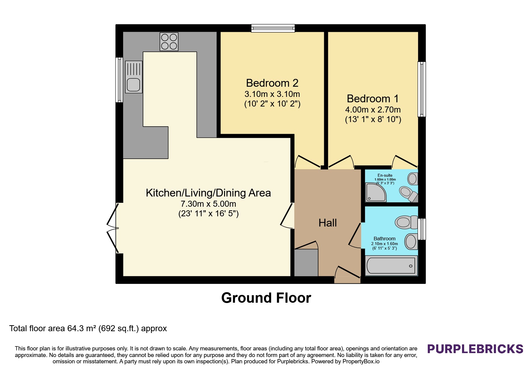 15, Colley Gardens, Wakefield floorplan