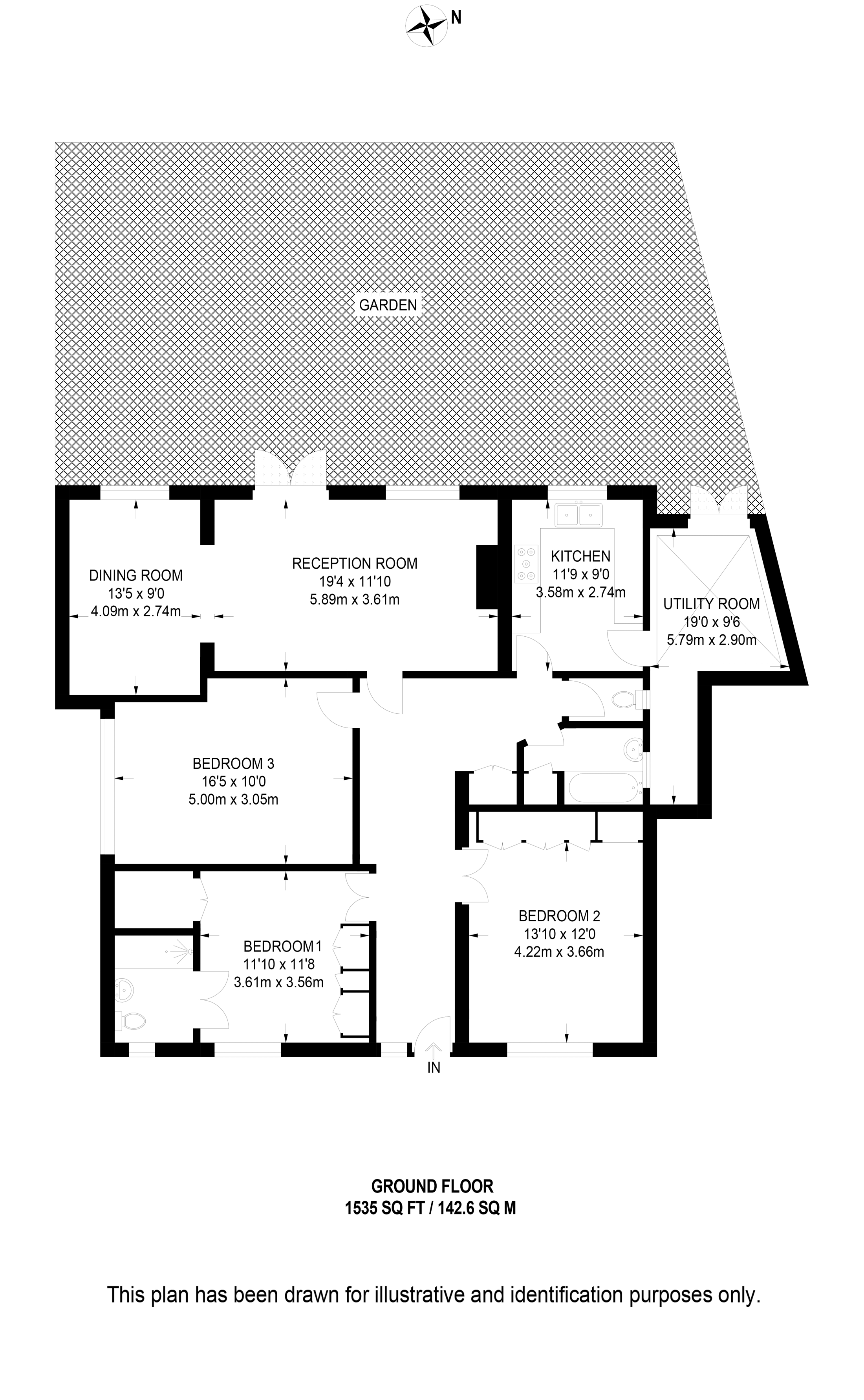 York Road, Sutton floorplan