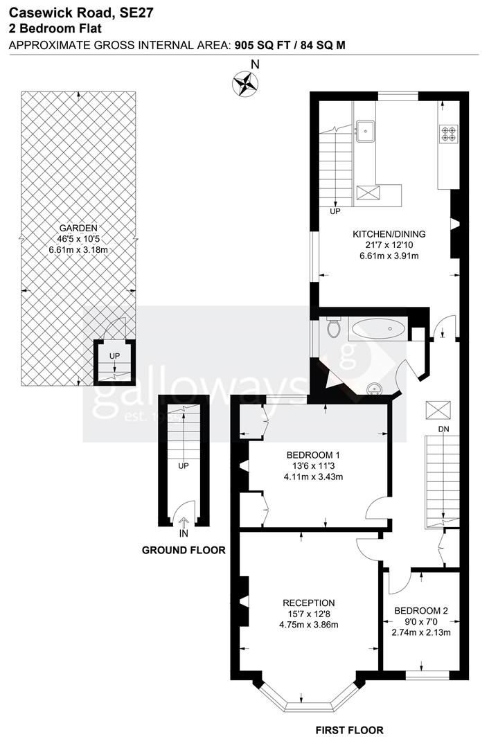 Casewick Road, West Norwood, SE27 floorplan