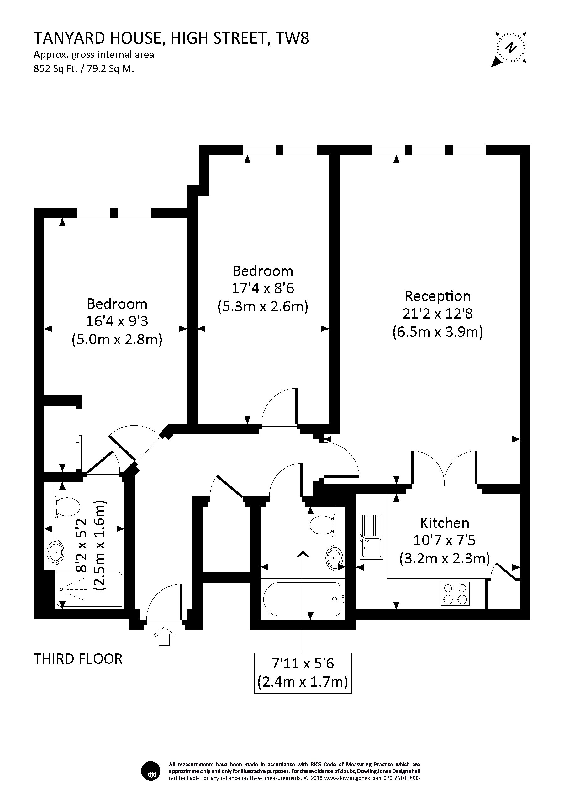 2 Bedrooms Flat to rent in High Street, Brentford TW8