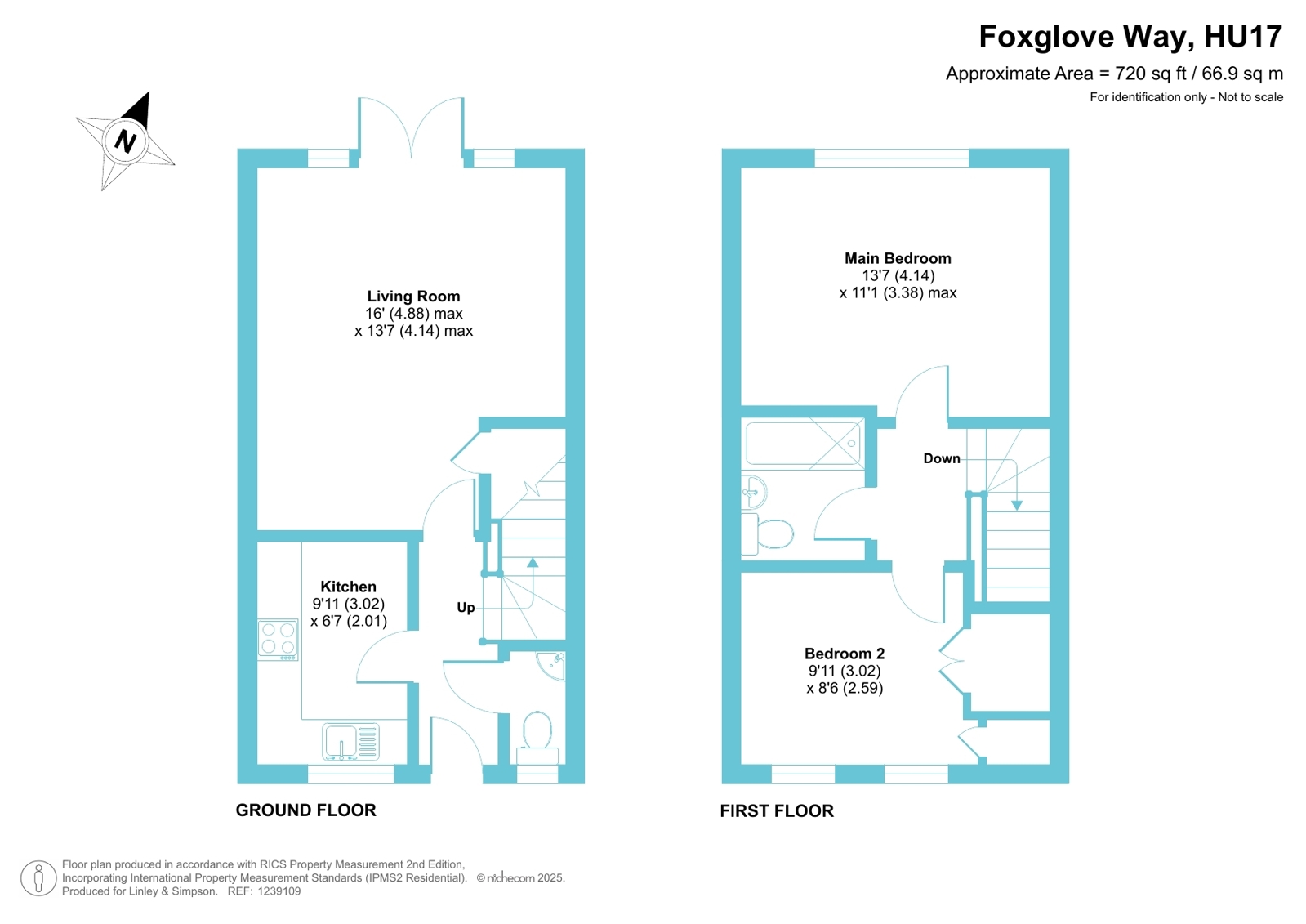 29, Foxglove Way, East Riding of Yorkshire floorplan