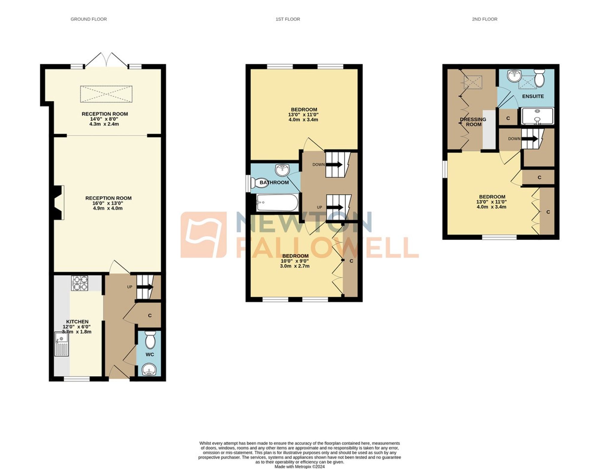98 Barnards Way, Leicester floorplan