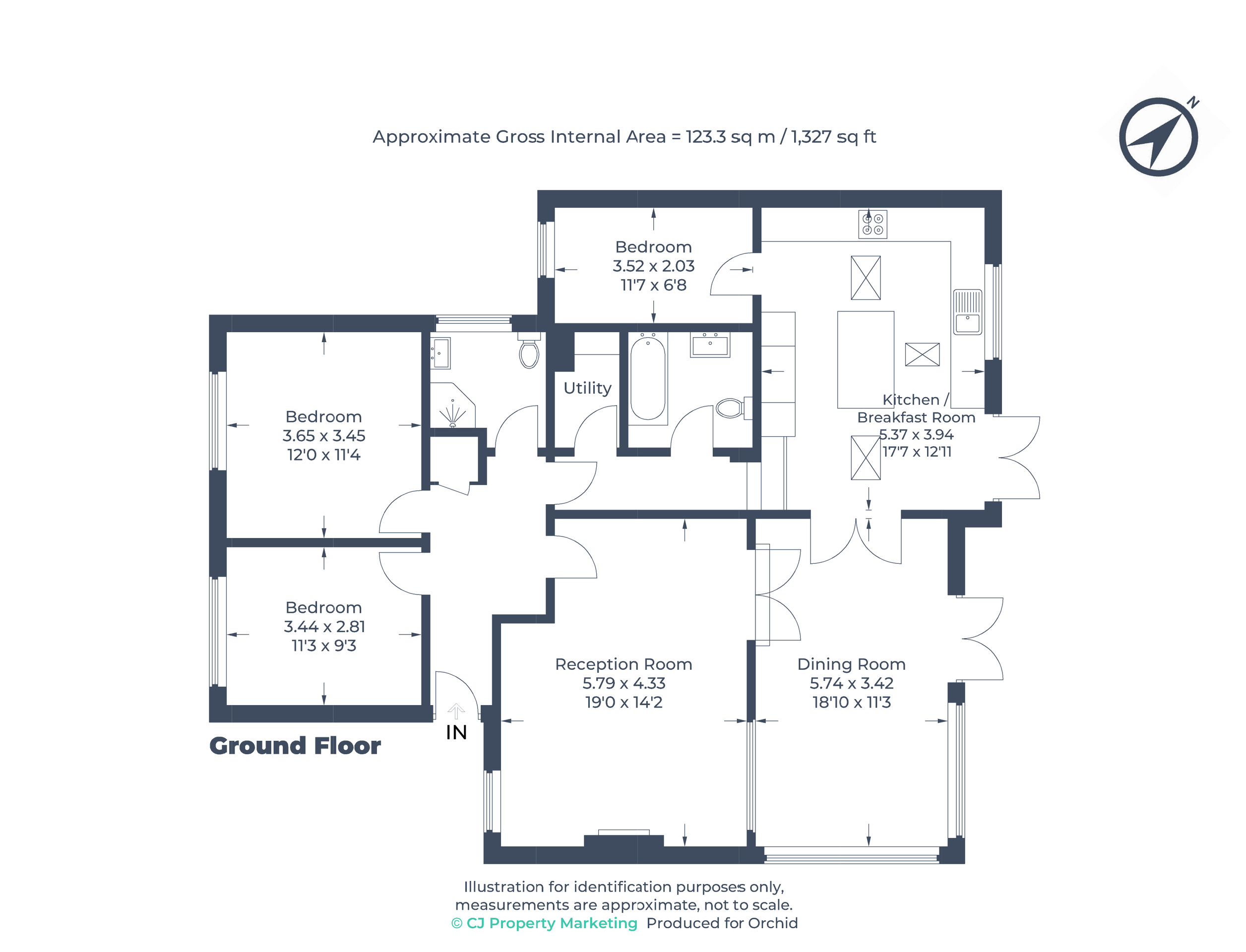 11 Gilbert Way, Berkhamsted floorplan