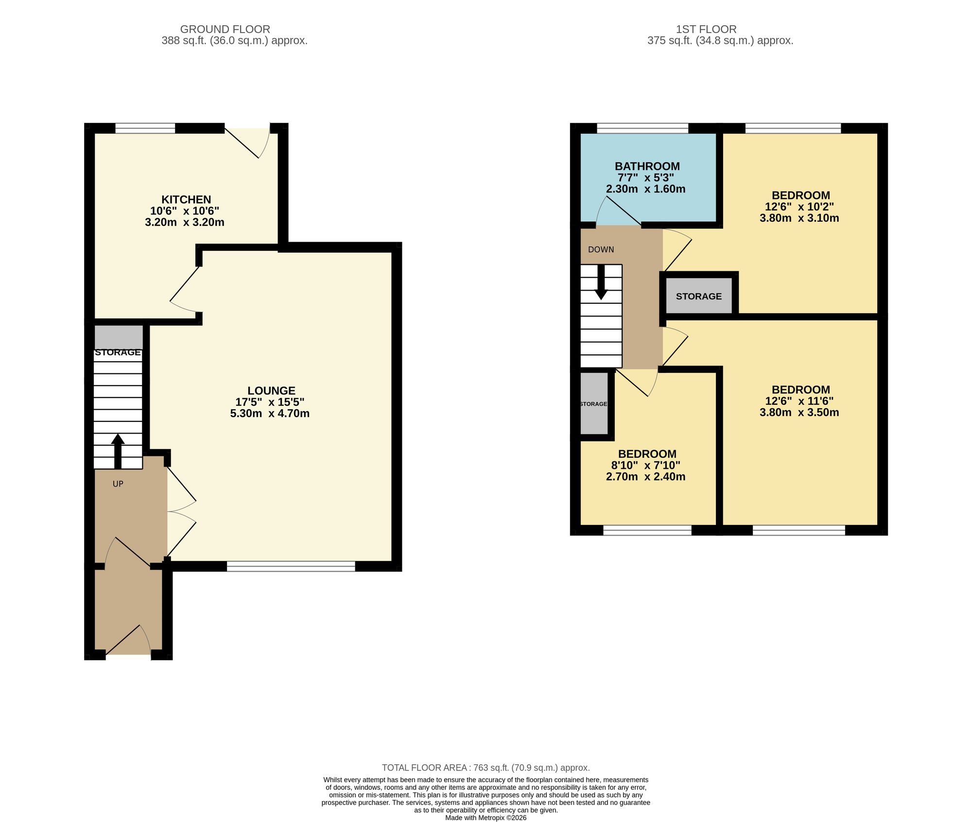 7 Aldbury Terrace, Bolton floorplan