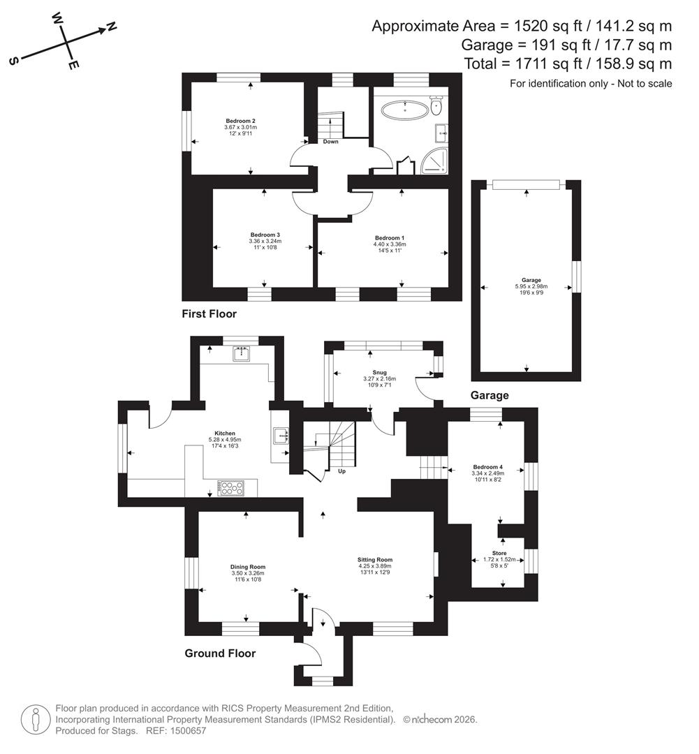 Willow Cottage, Truro floorplan