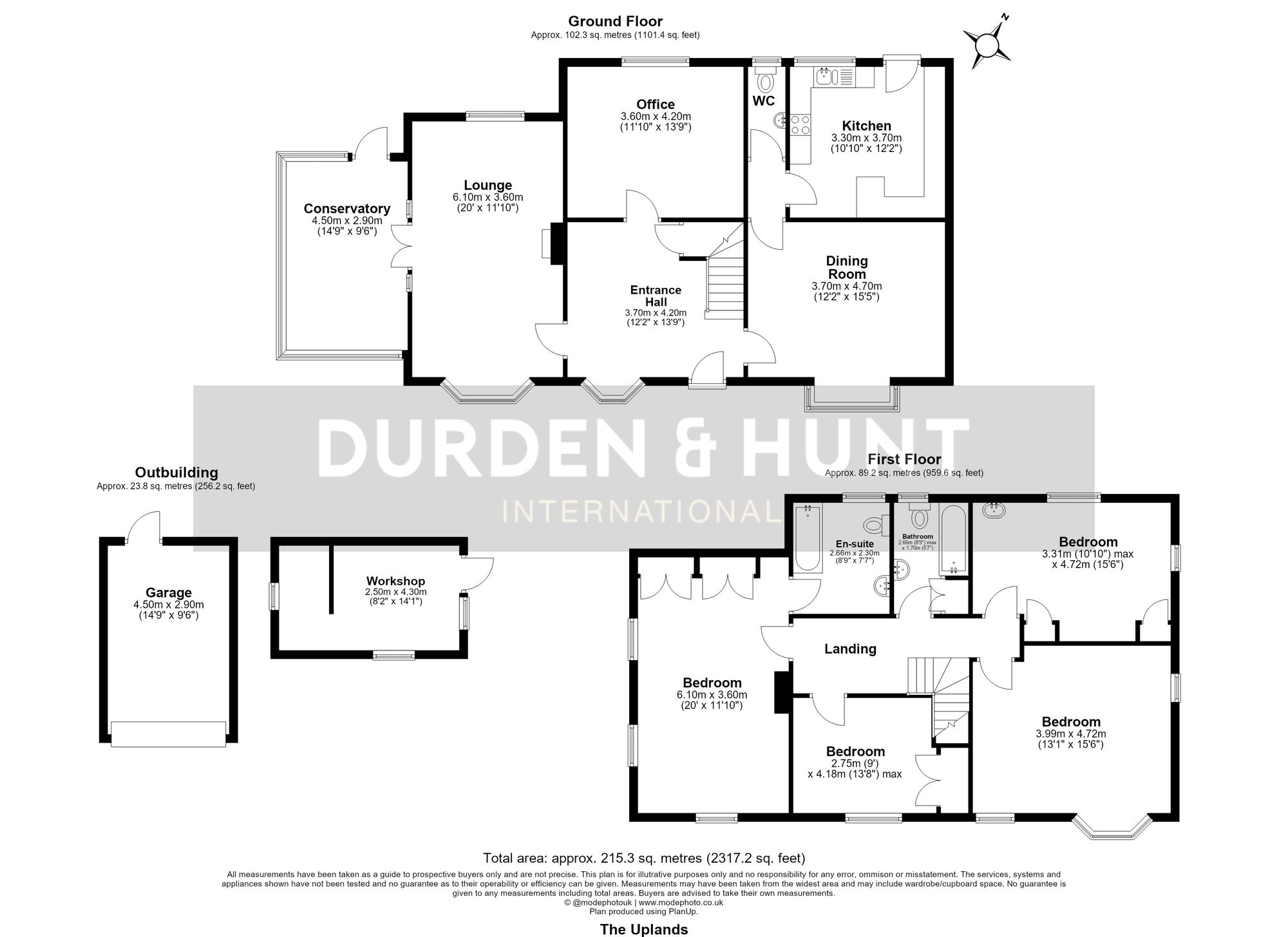 56 The Uplands, Loughton floorplan