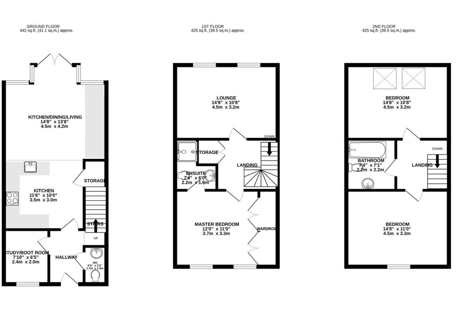 19, Lidgett Lane, Mansfield floorplan