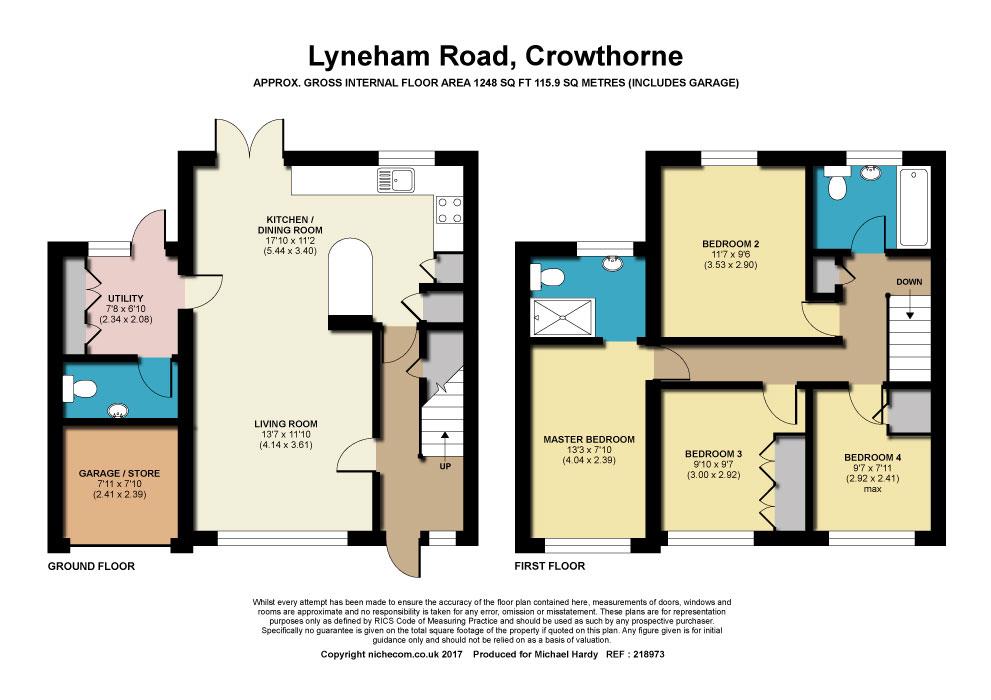 4 Bedrooms End terrace house for sale in Lyneham Road, Crowthorne, Berkshire RG45
