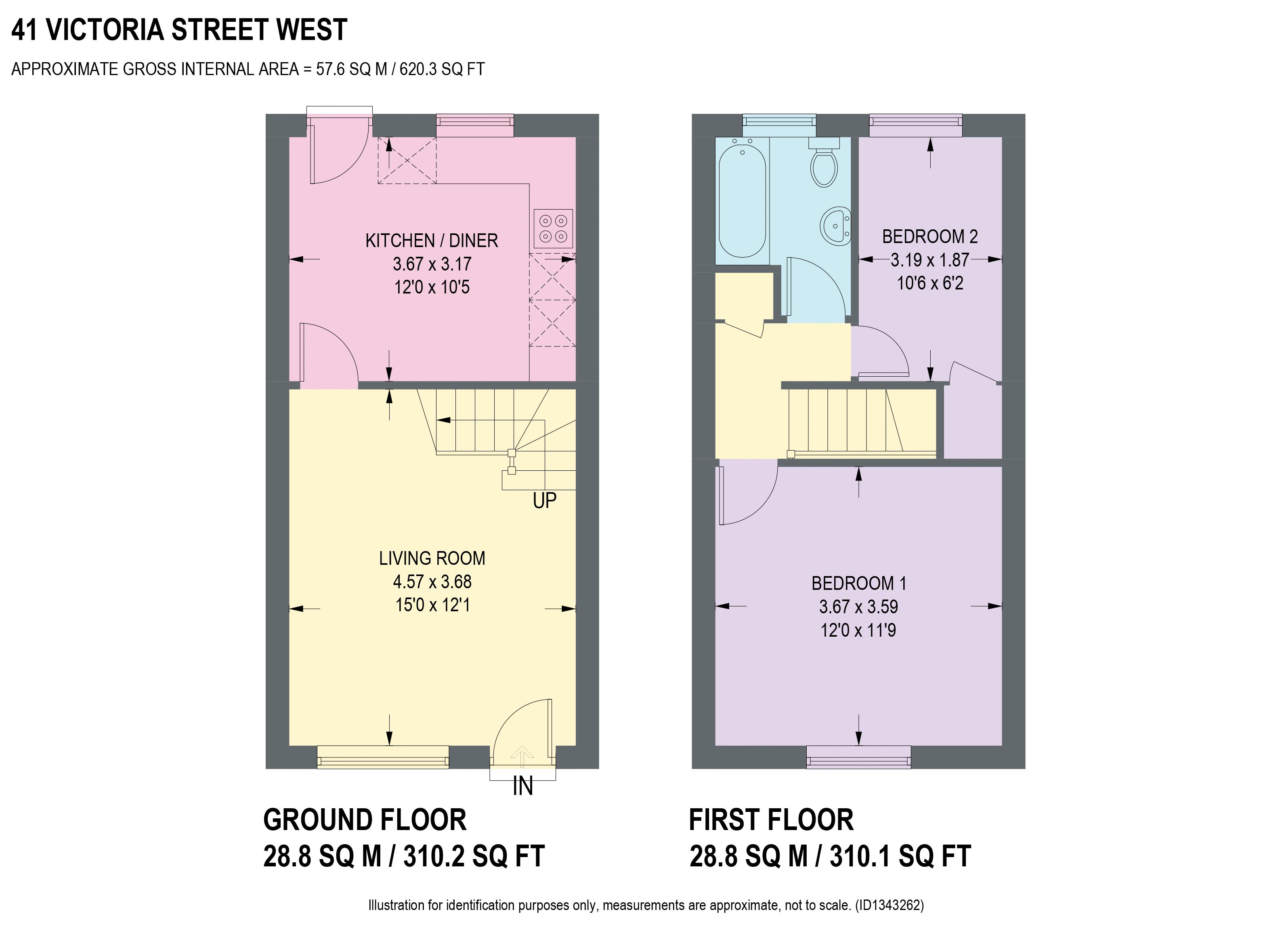 Victoria Street West, Chesterfield floorplan