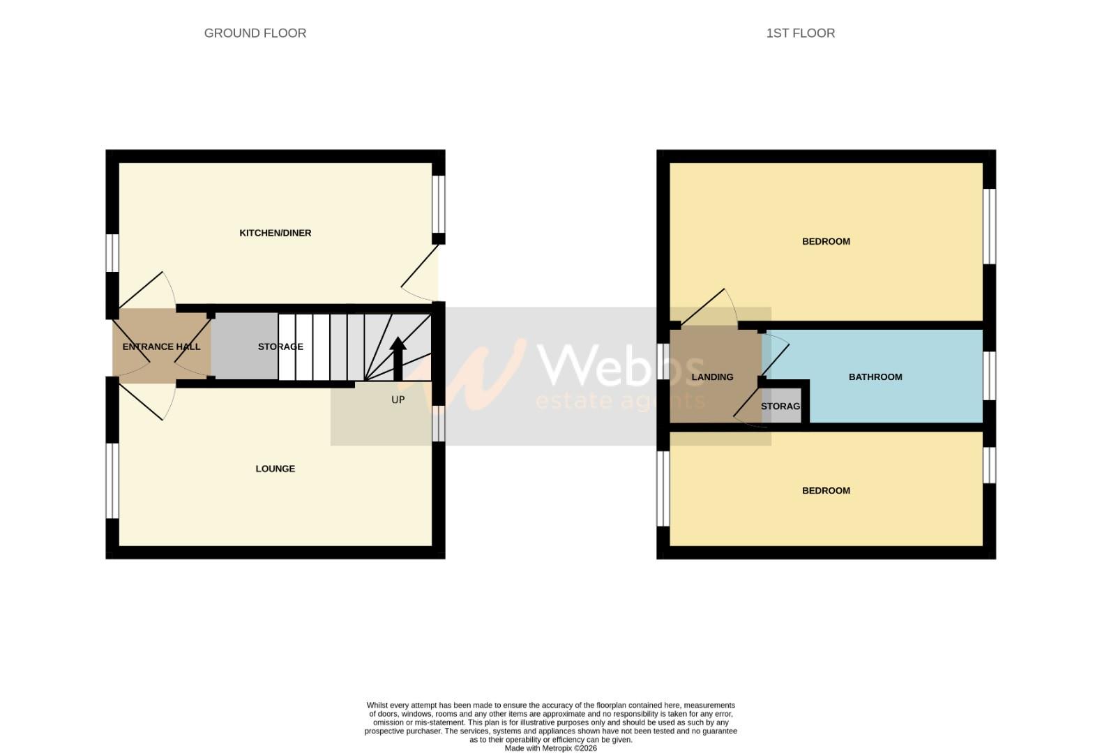 51, Maycroft Close, Cannock floorplan