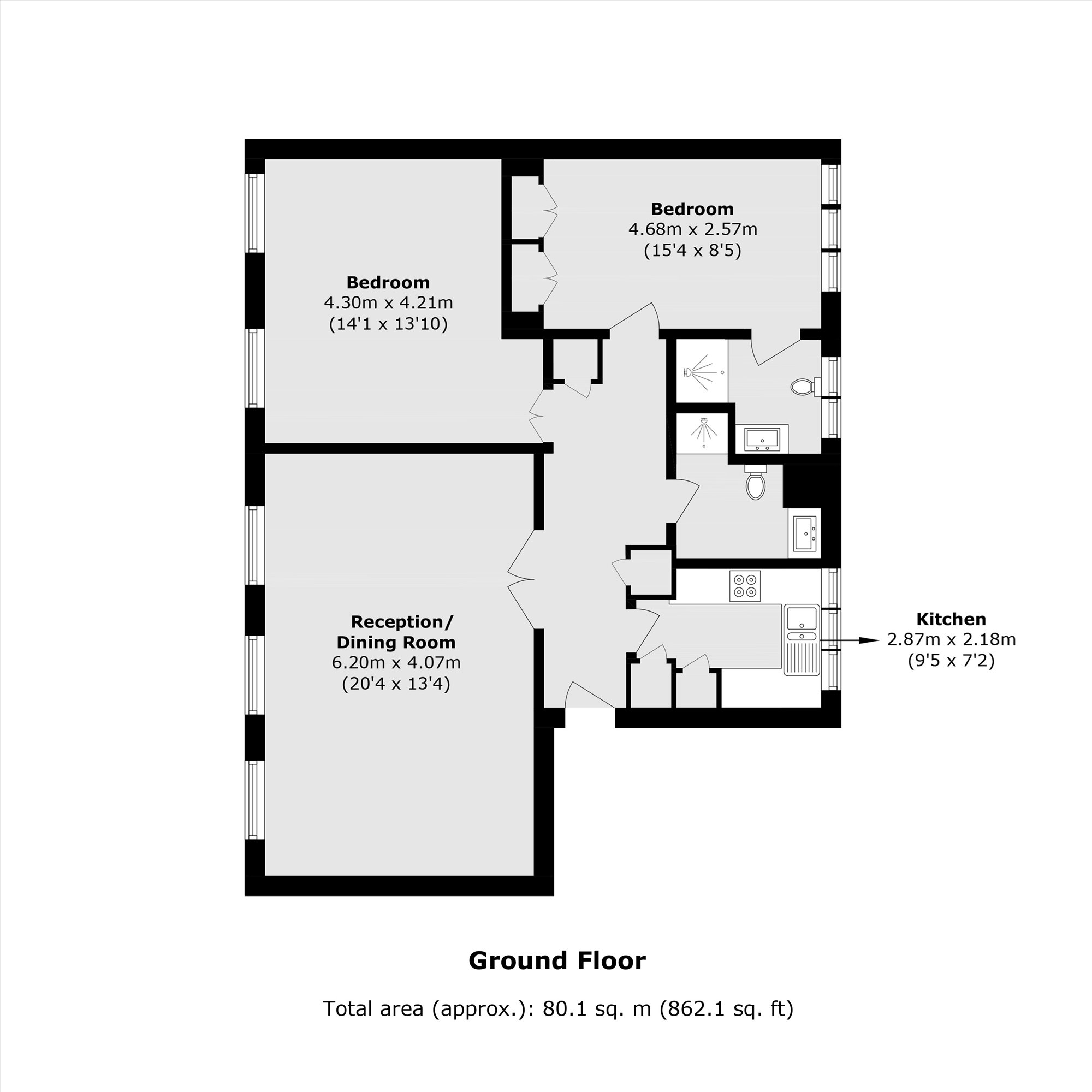 Beaumont Street, London floorplan