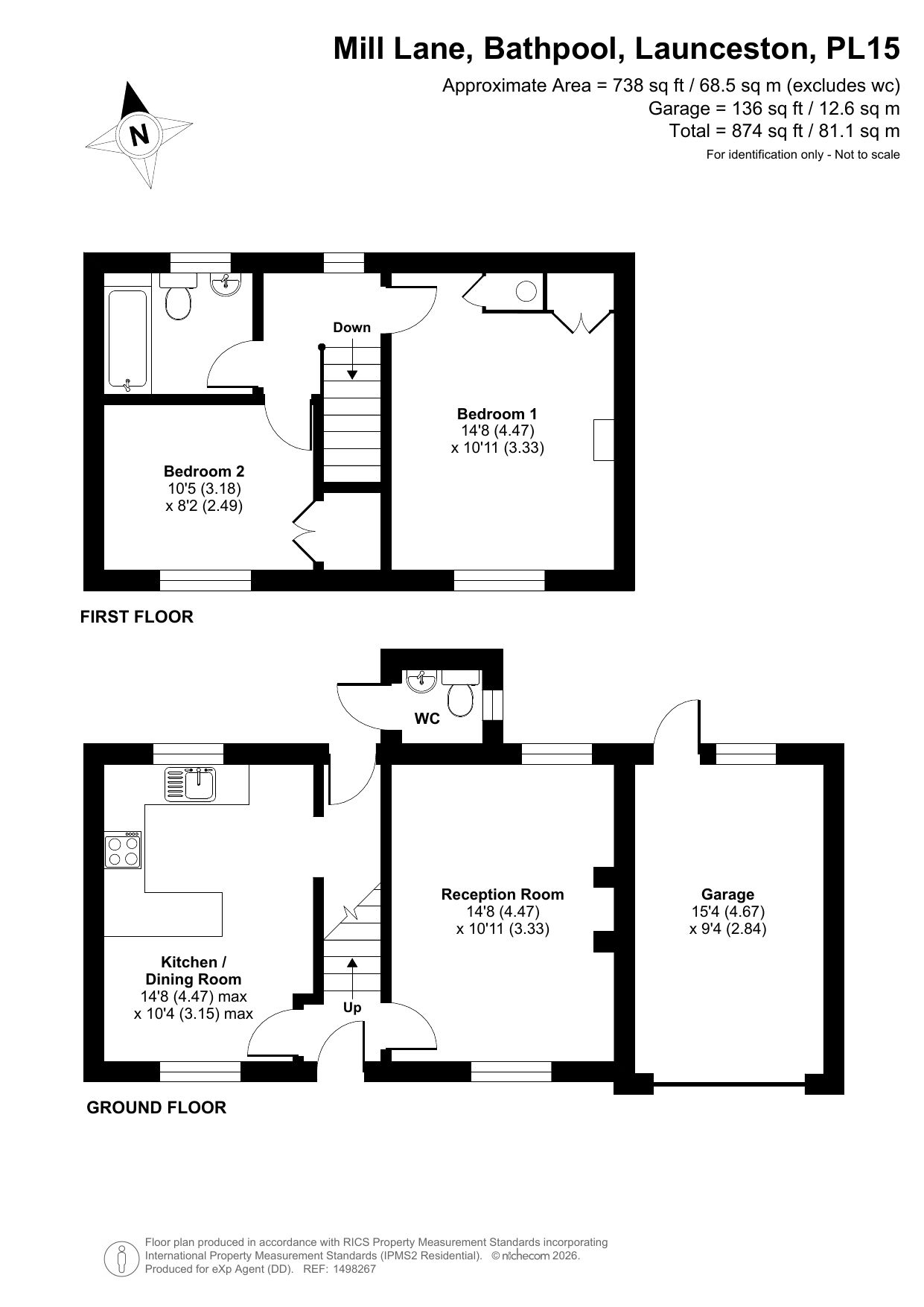 Mill Lane,4, Launceston floorplan