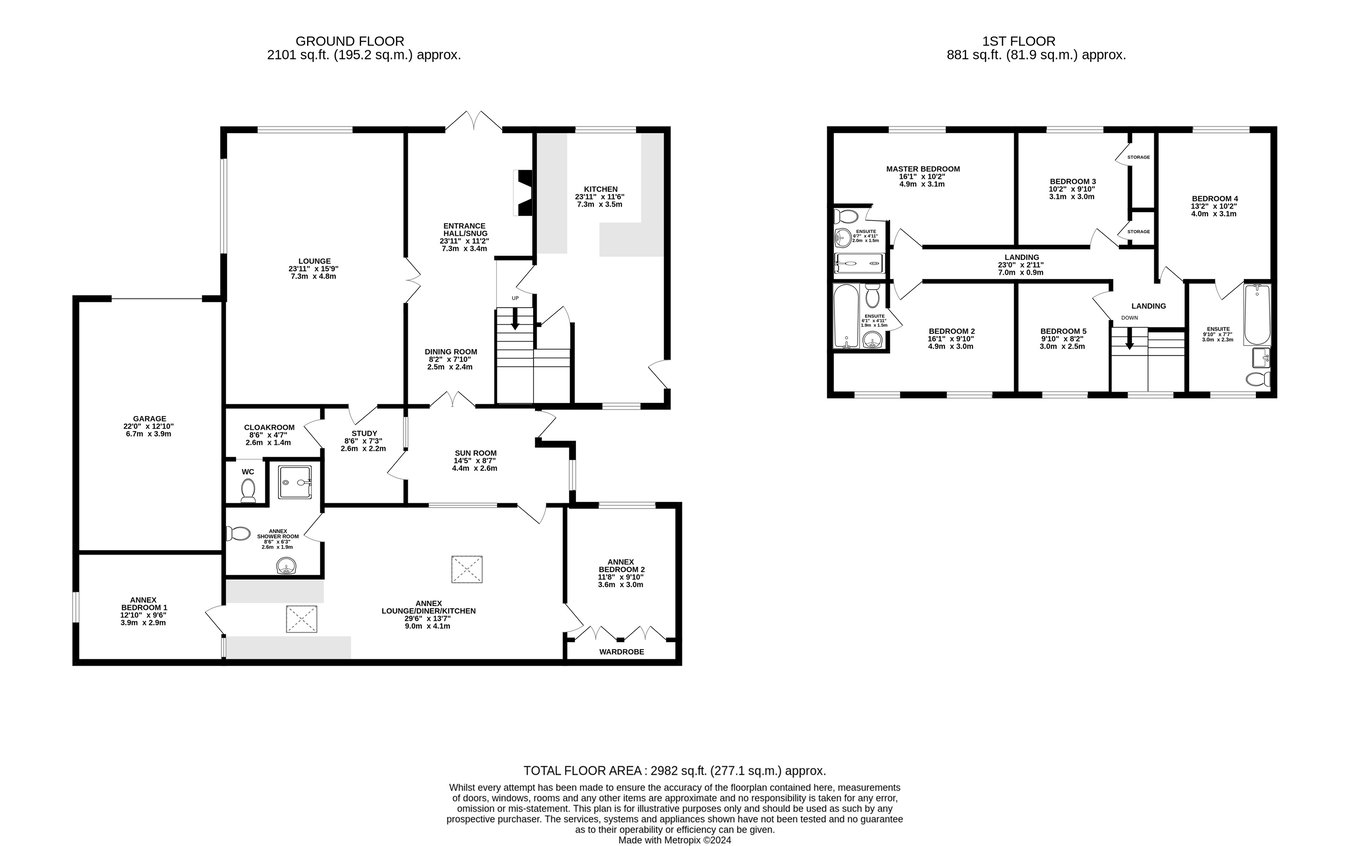Fairway, Tenby floorplan